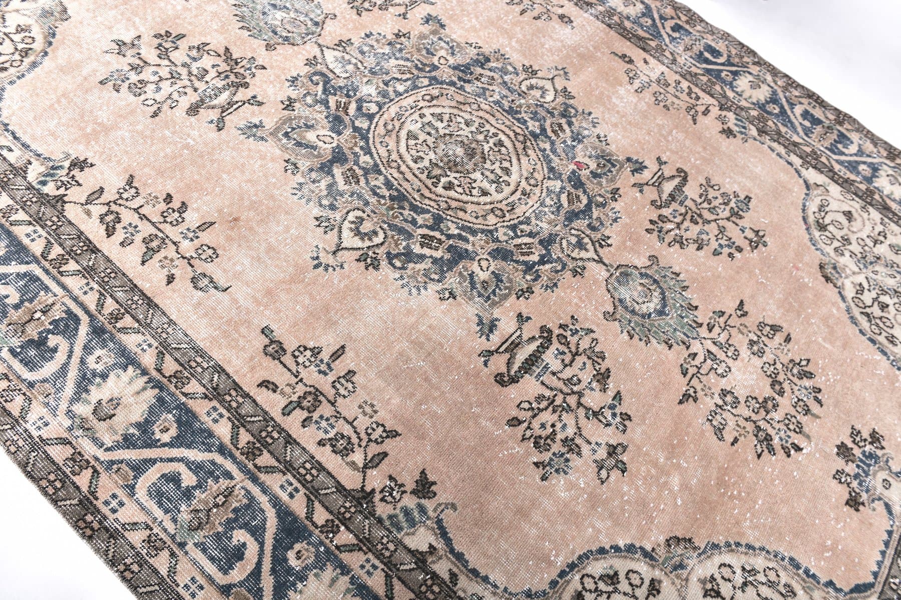 Rug 211x311 cm, beige, wool, Turkey, 1960s. - 219023