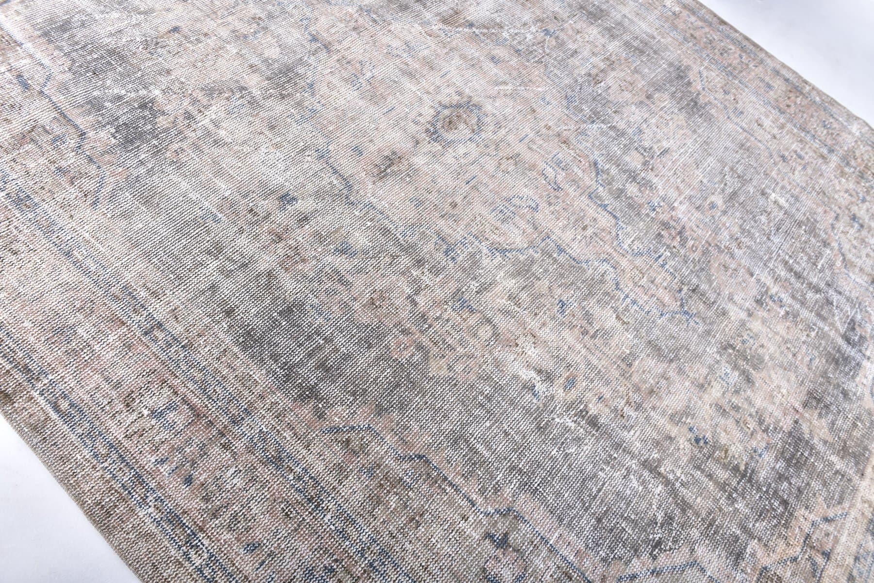 Dywan 300x224 cm, szary, wełna, Turcja, lata 60. - 219002