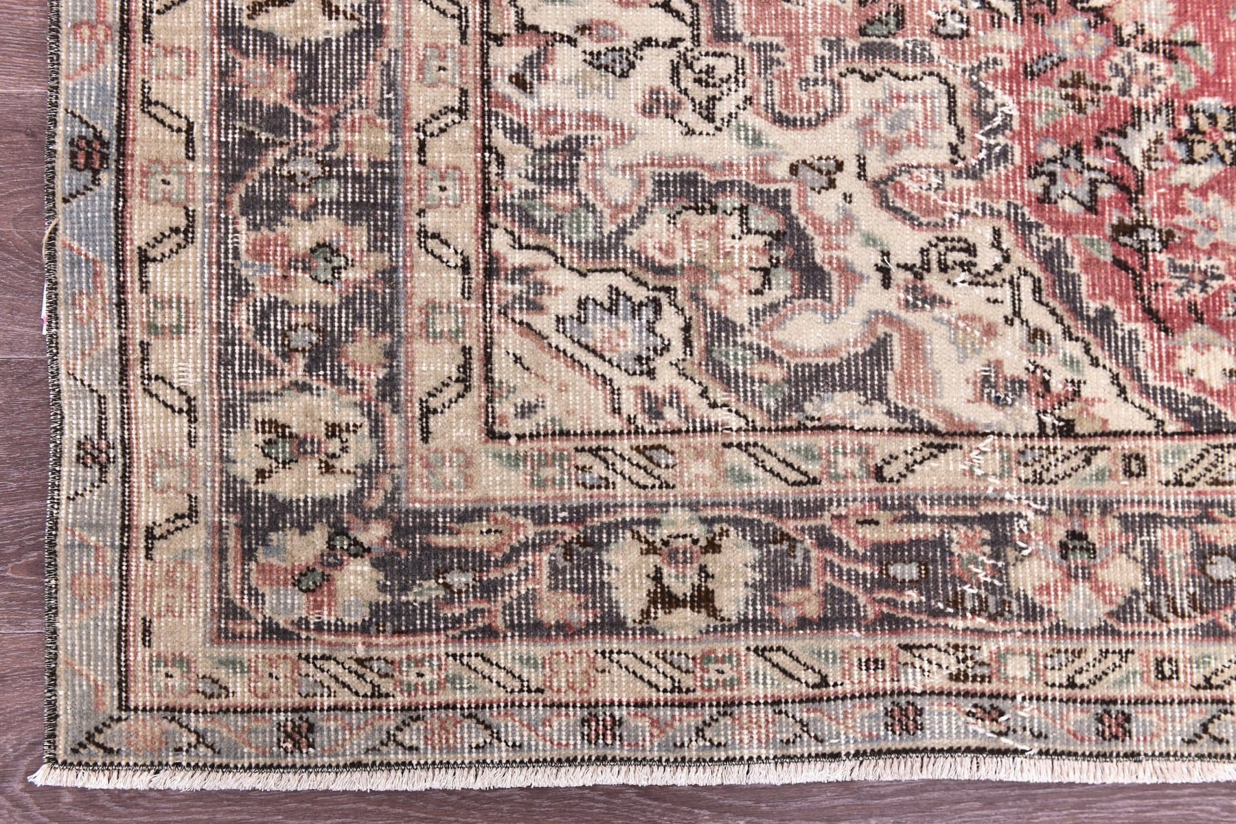 Rug 252x168 cm, red, wool, Turkey, 1960s. - 218920