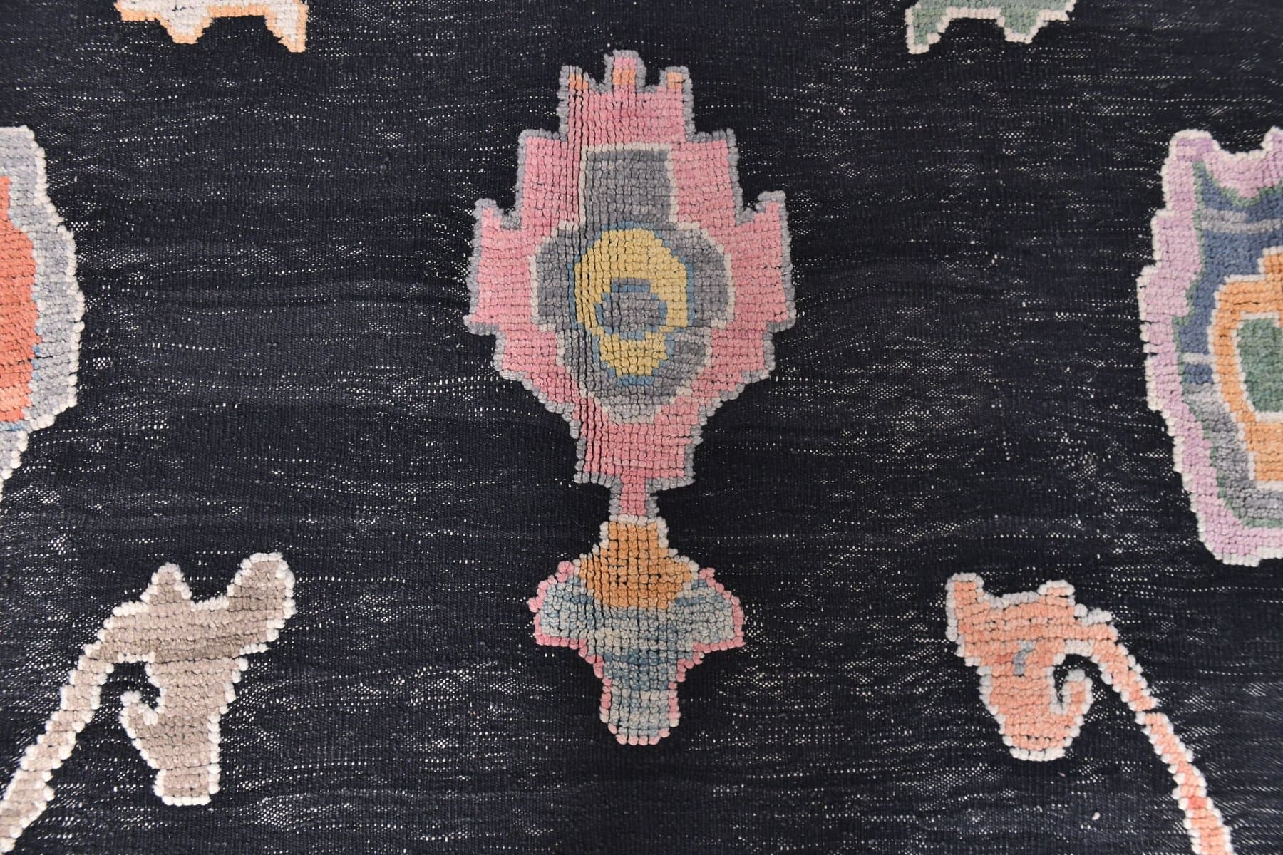 Rug 425x330 cm, navy blue, wool, Turkey, 1970s. - 218880