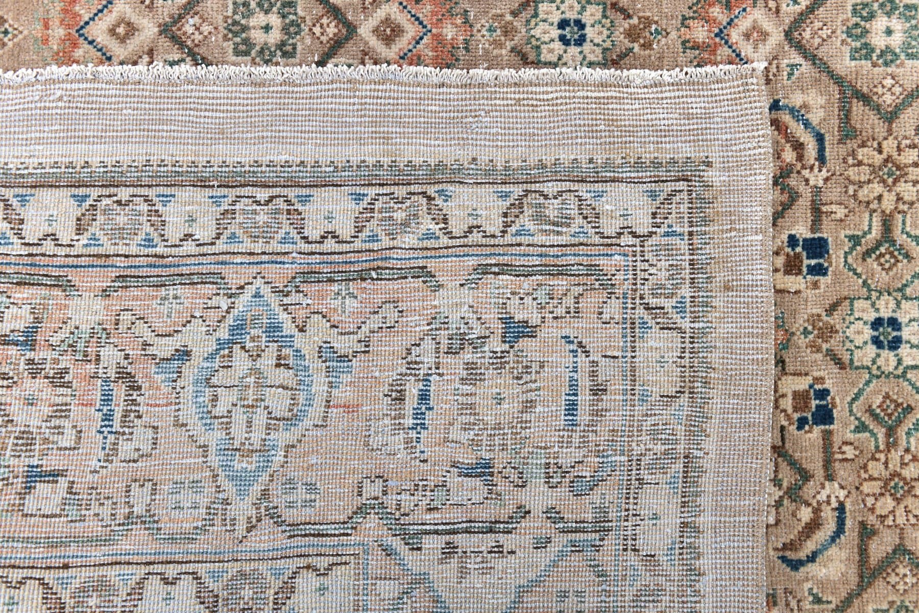 Rug 388x303 cm, brown, wool, Turkey, 1970s. - 218837