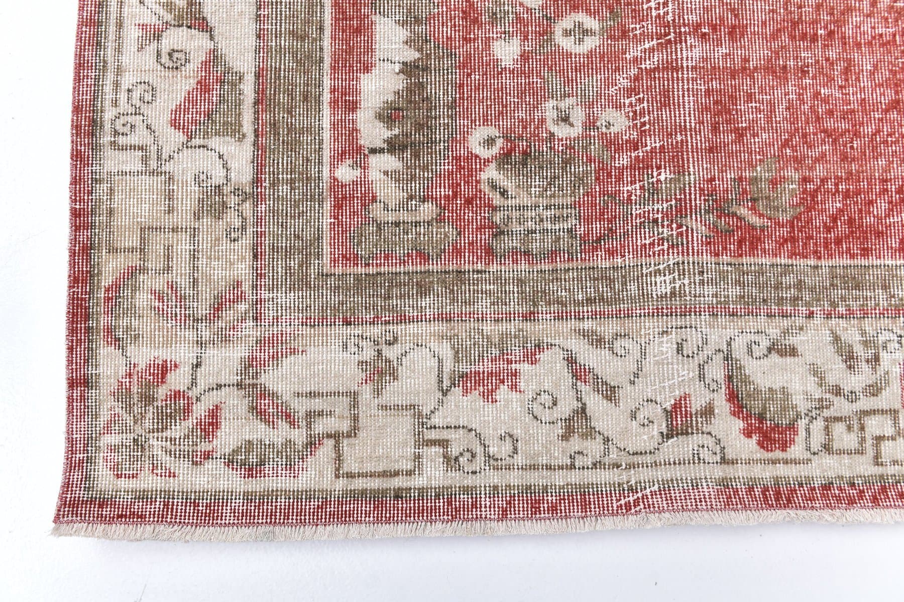 Rug 203x309 cm, red, wool, Turkey, 1960s - 218832