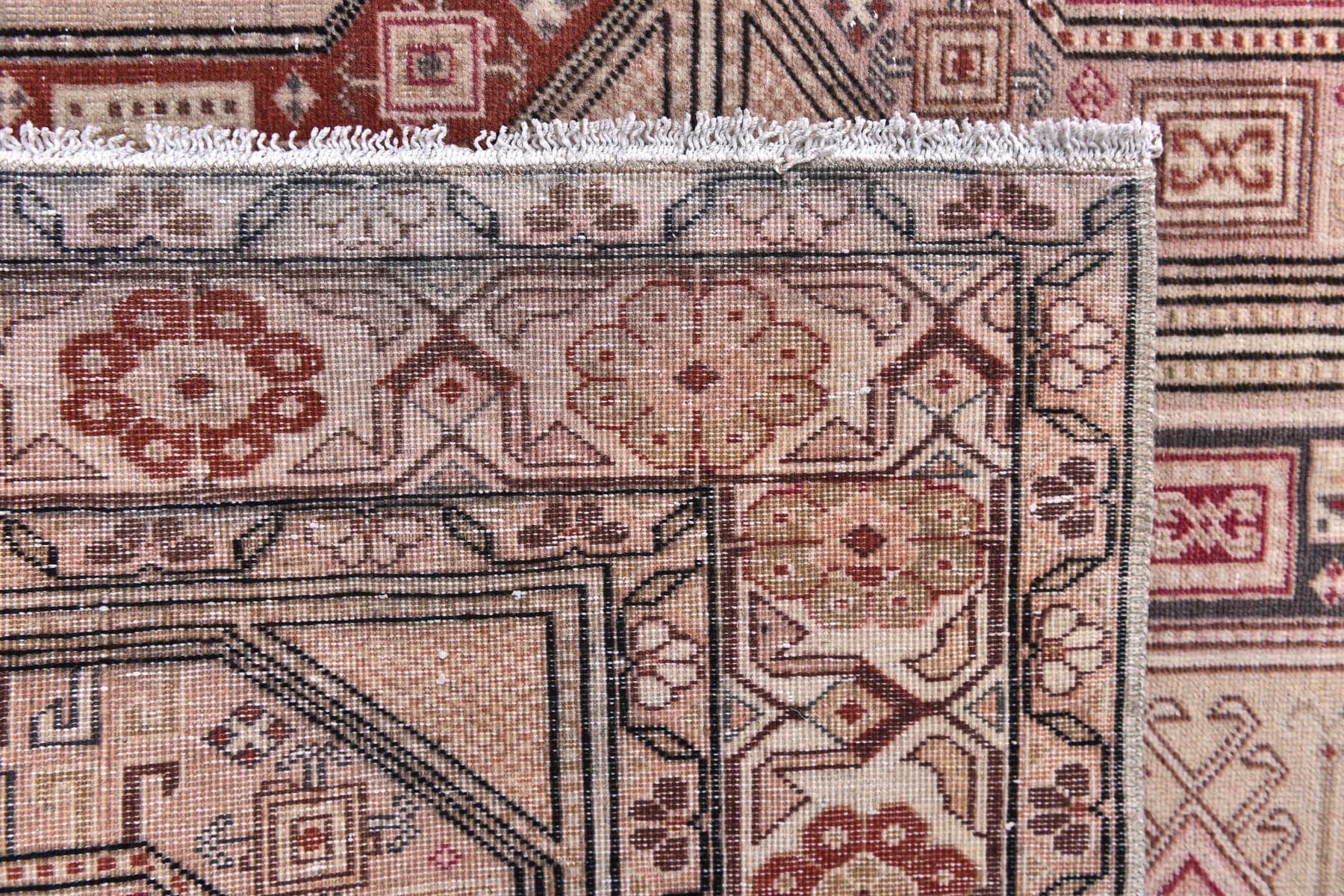 Rug 193x285 cm, brown, wool, Turkey, 1970s. - 218813