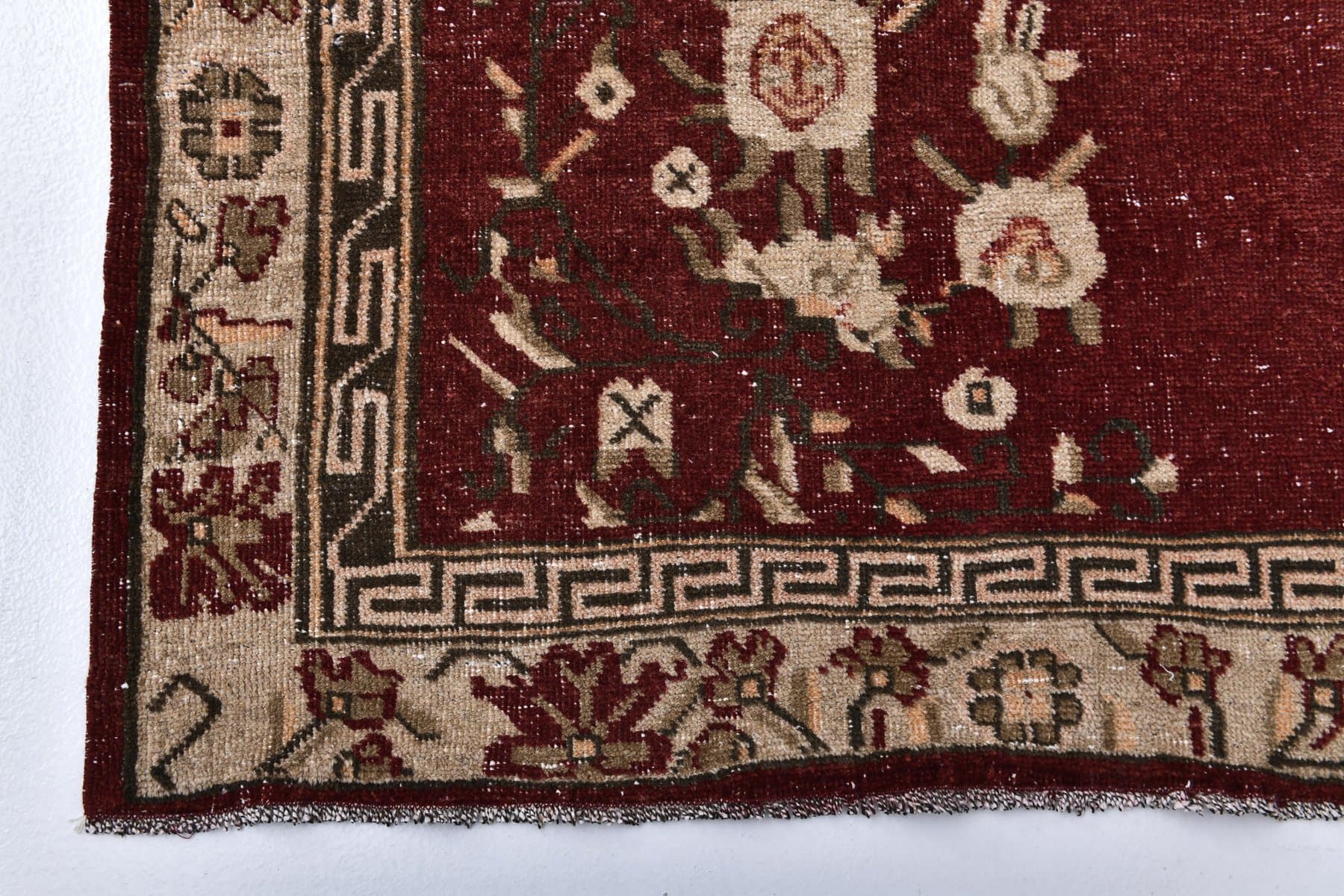 Rug 196x306 cm, red, wool, Turkey, 1970s. - 218807