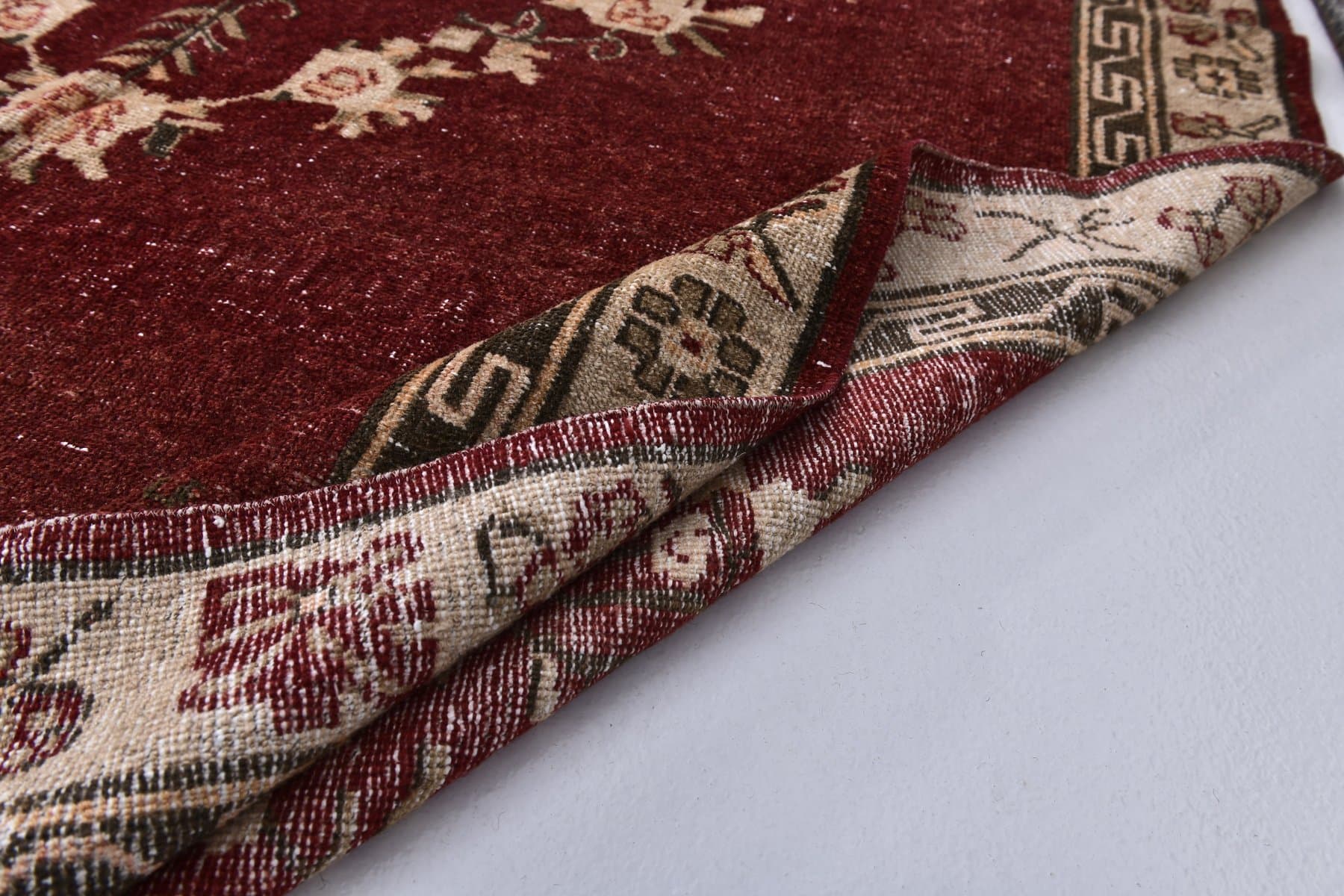 Rug 196x306 cm, red, wool, Turkey, 1970s. - 218800