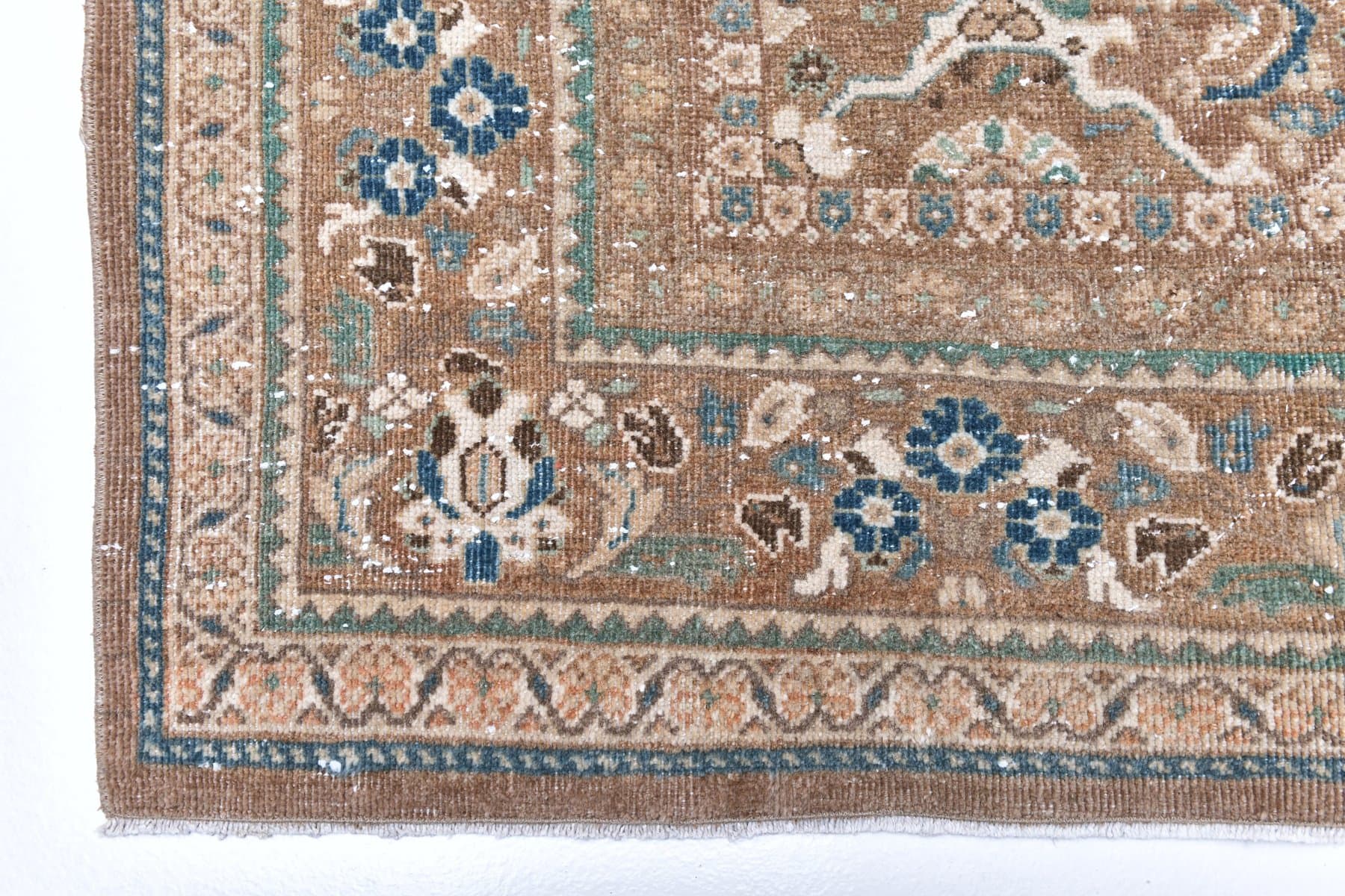 Rug 387x293 cm, beige, wool, Turkey, 1960s. - 218738