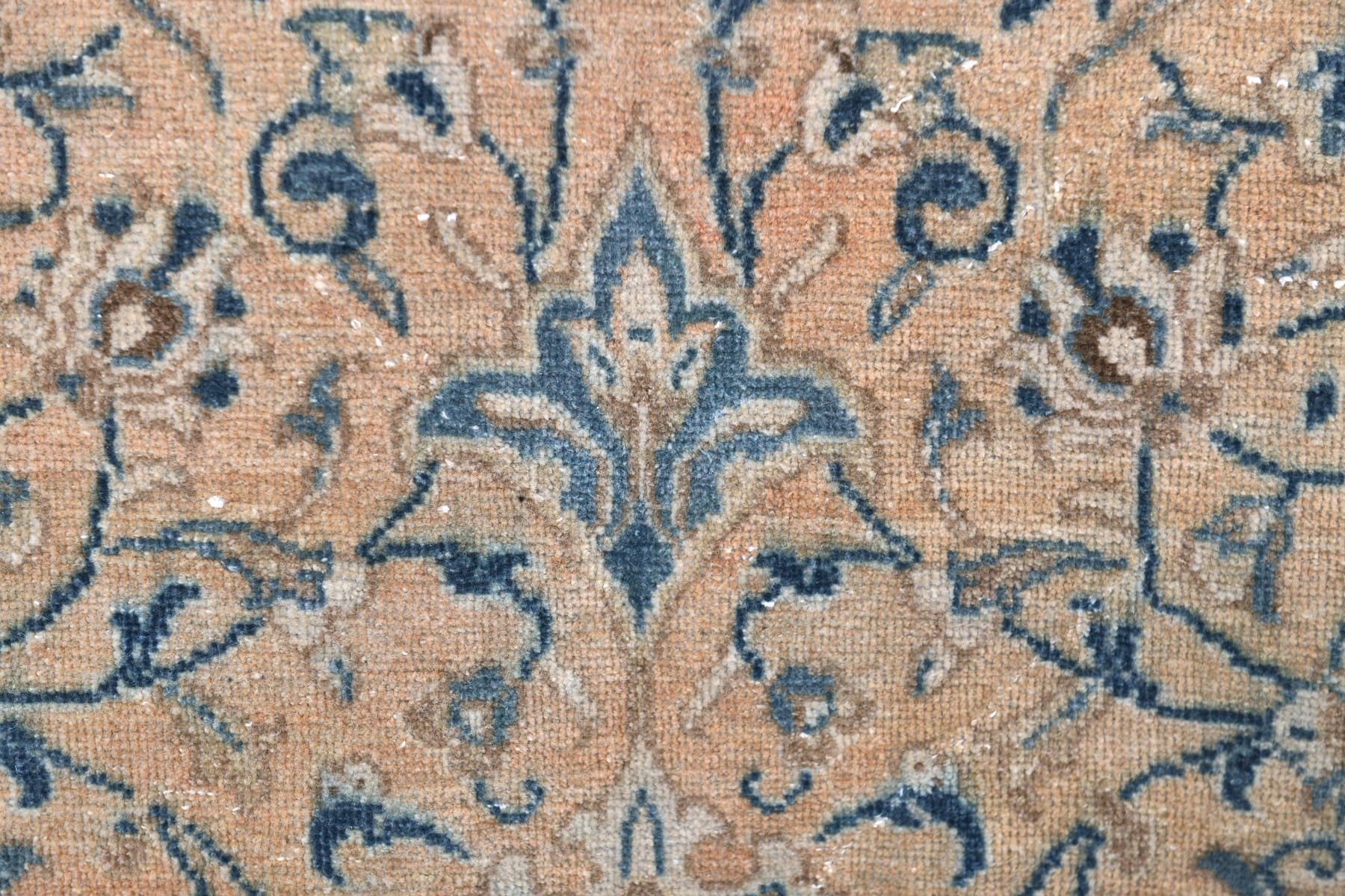 Rug 367x262 cm, beige, blue, wool, Turkey, 1960s - 218725
