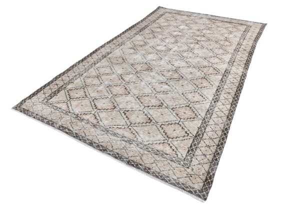 Rug 177x289 cm, beige, wool, Turkey, 1970s. - DIMENSION