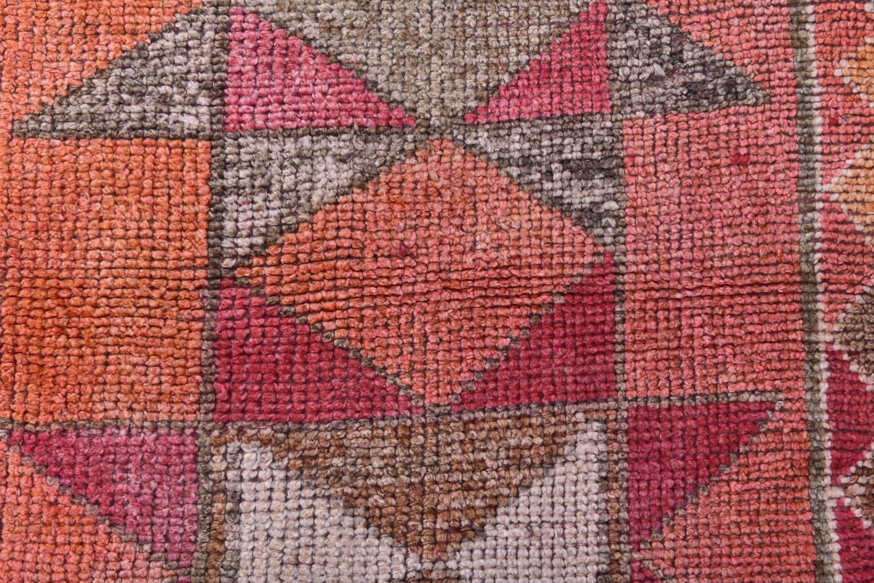 Runner 93x310 cm, red, wool, 1970s - 218424