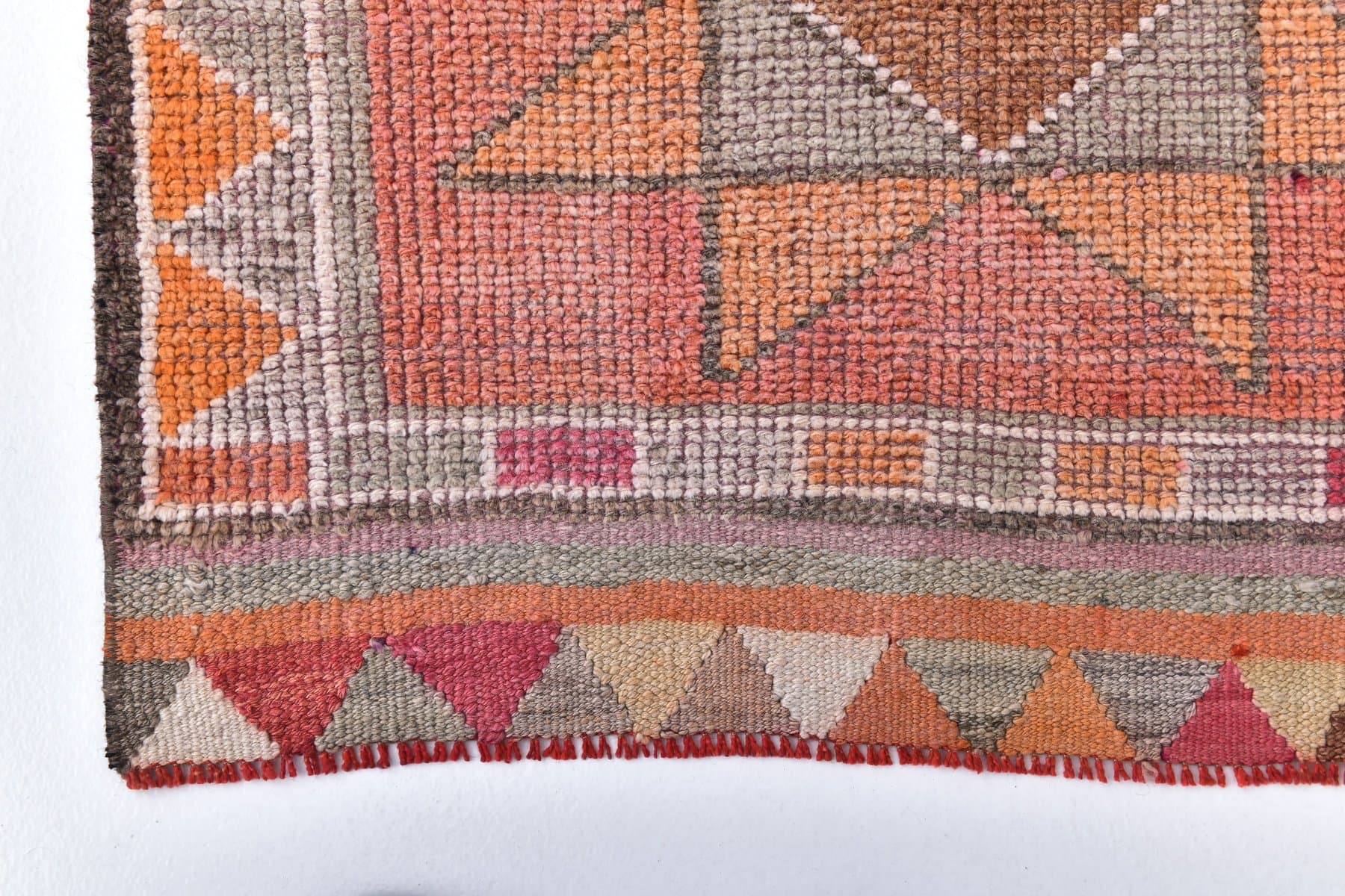 Runner 93x310 cm, red, wool, 1970s - 218426