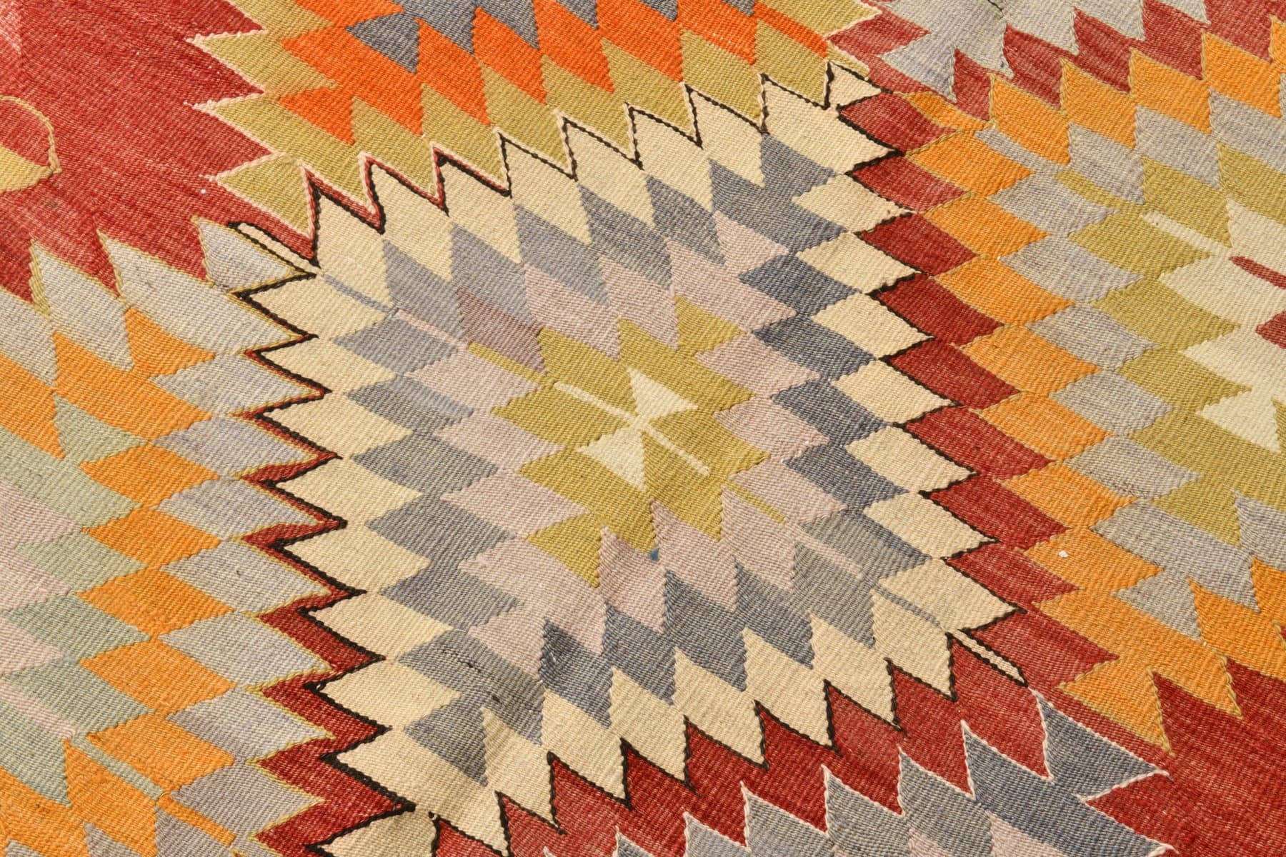 Kilim Rug 164x274 cm, red, wool, Turkey, 1970s - 218414