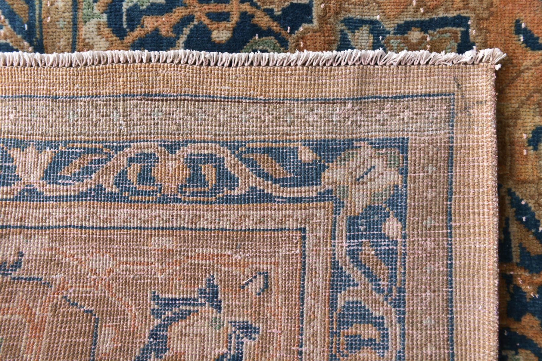 Rug 380x275 cm, Red, Wool, 1970s - 218337