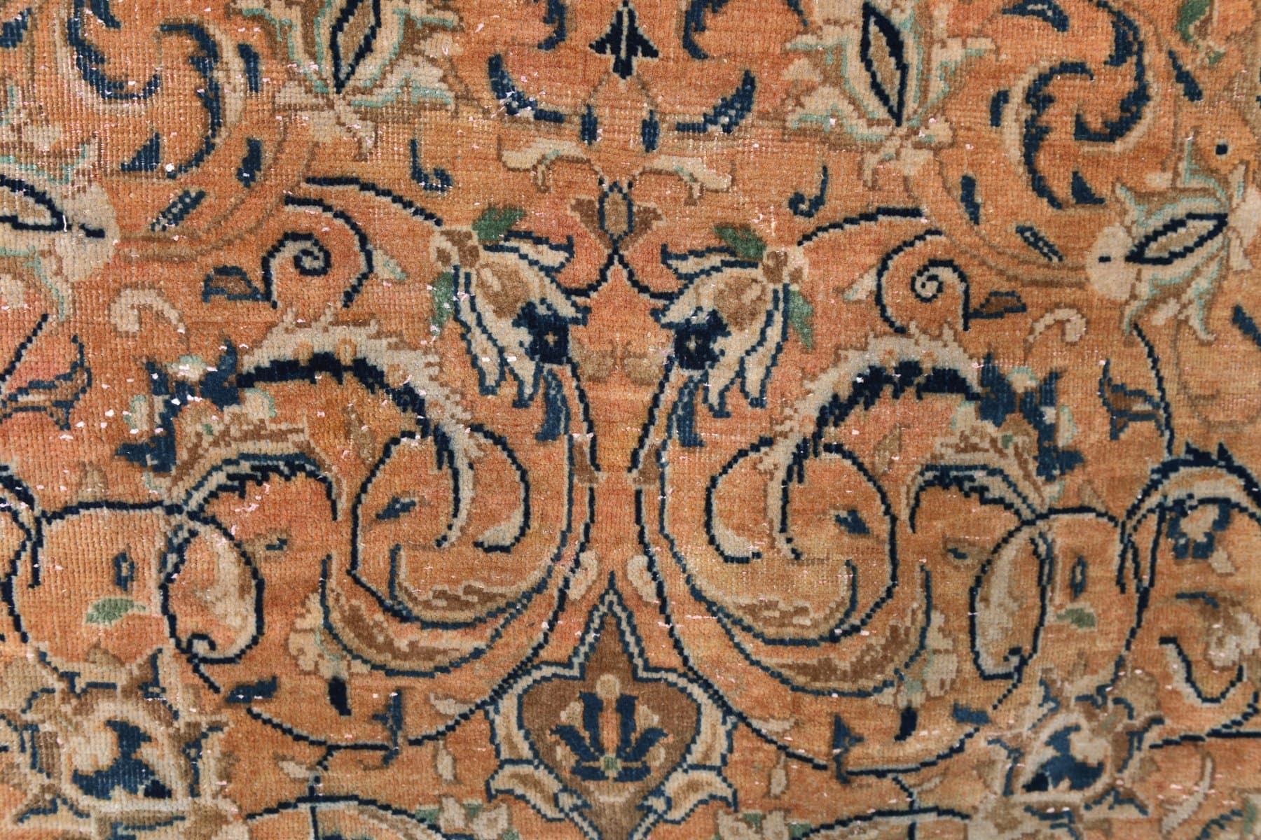 Rug 380x275 cm, Red, Wool, 1970s - 218333