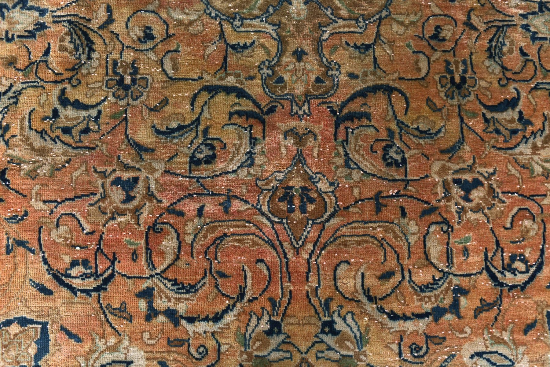 Rug 380x275 cm, Red, Wool, 1970s - 218332