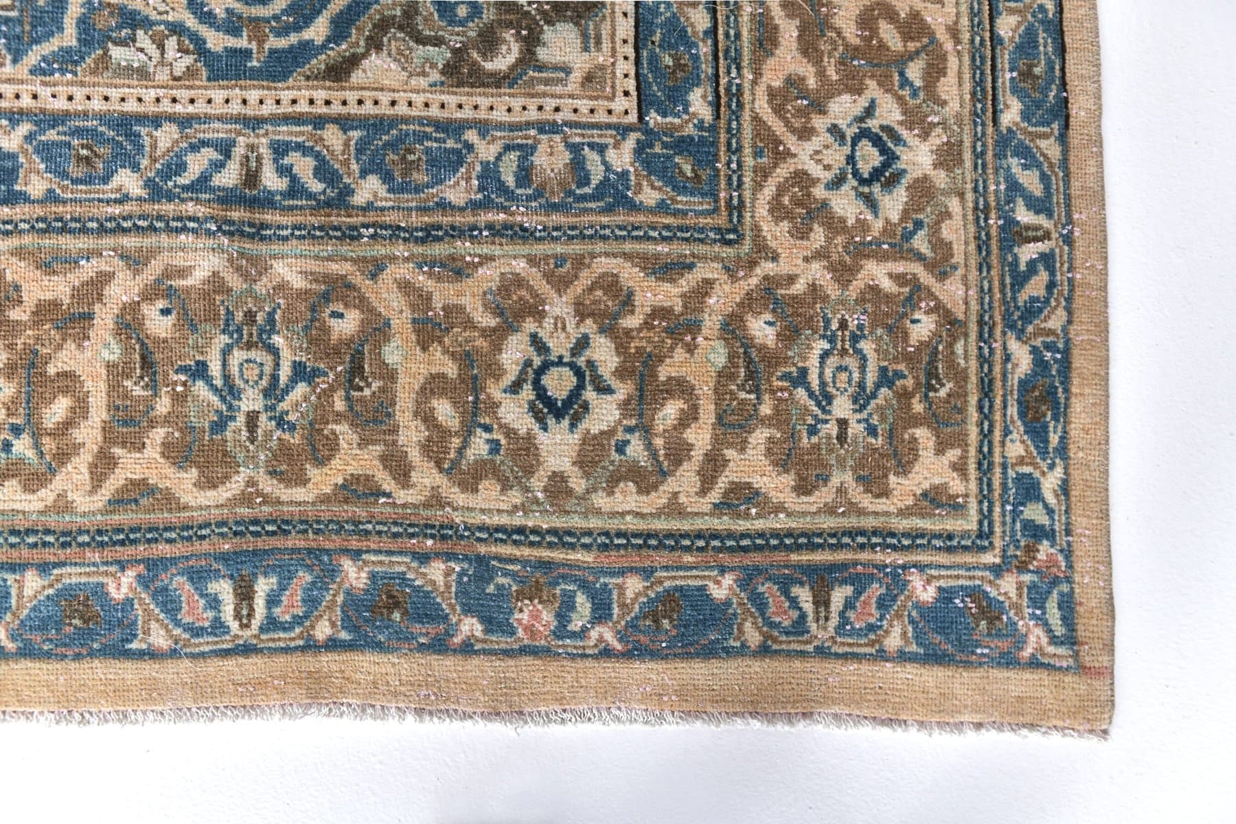 Dywan 391x298 cm, beżowy, wełna, lata 60. - 219667