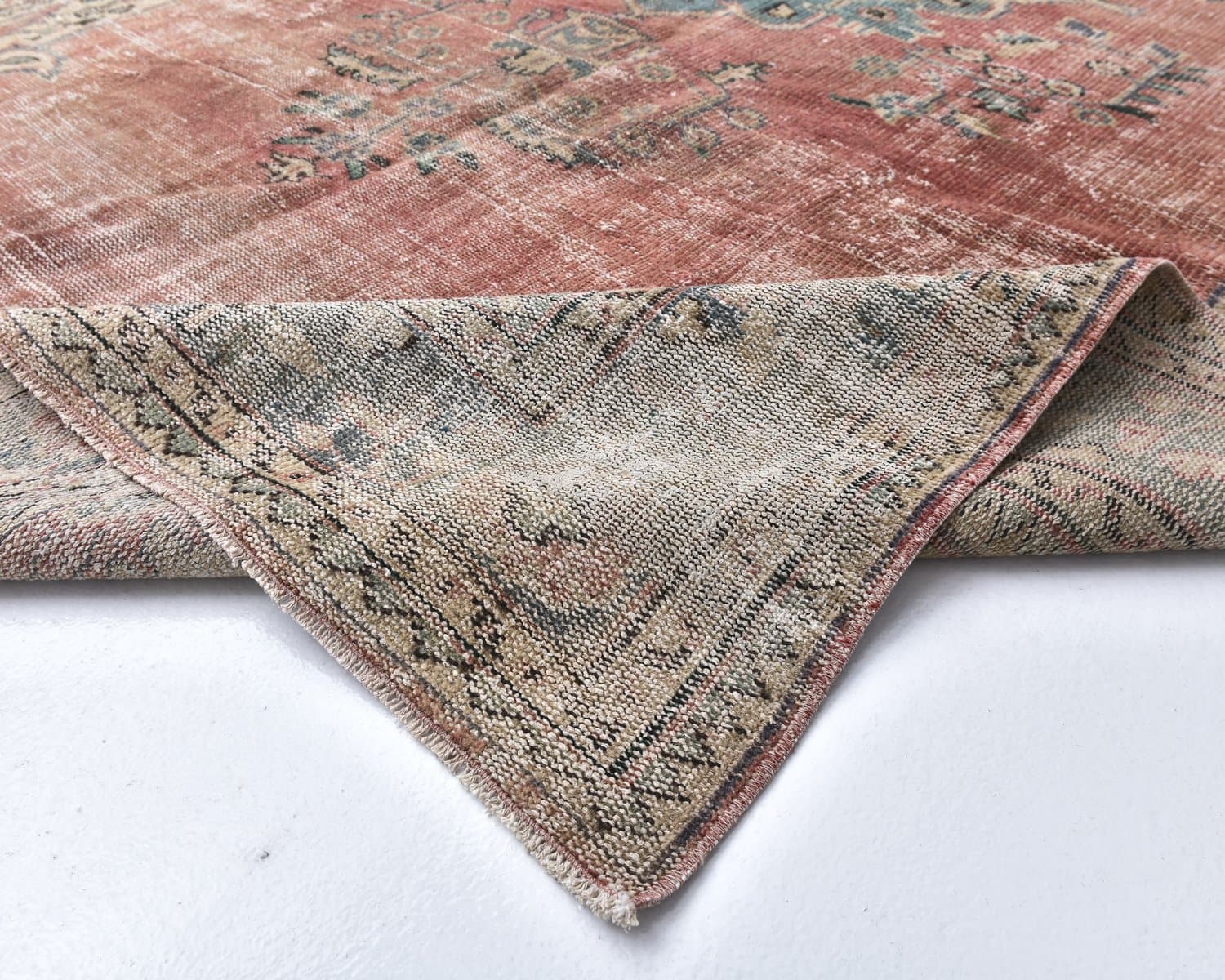 Dywan 333x211 cm, czerwony, wełna, Turcja, lata 70. - 218251