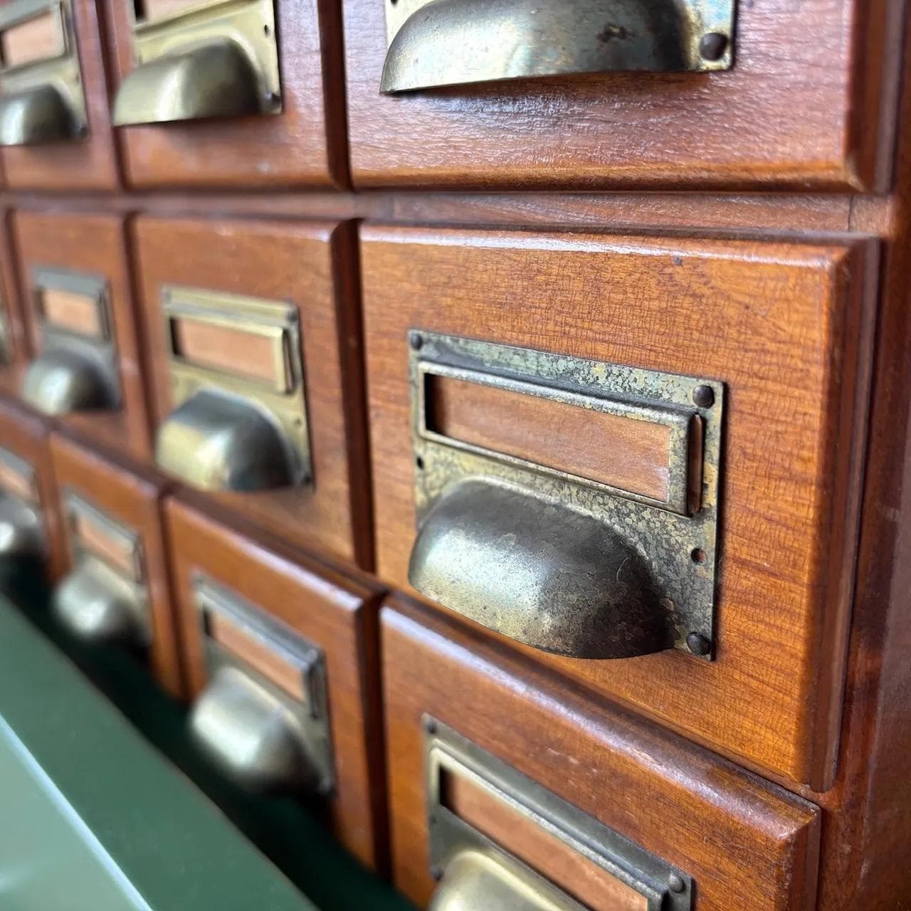 Organizer, sklejka brązowa, Niemcy, lata 50. - 15744