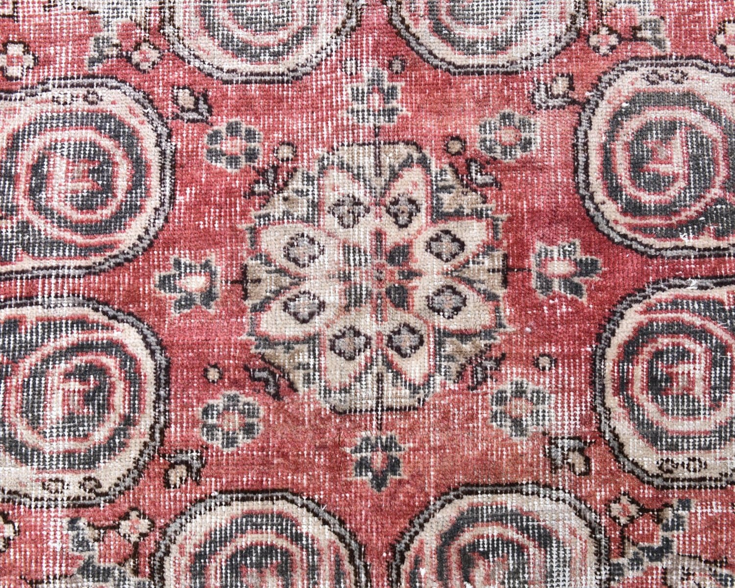 Dywan 173x279 cm, czerwony, wełna, Turcja, lata 70. - 218072