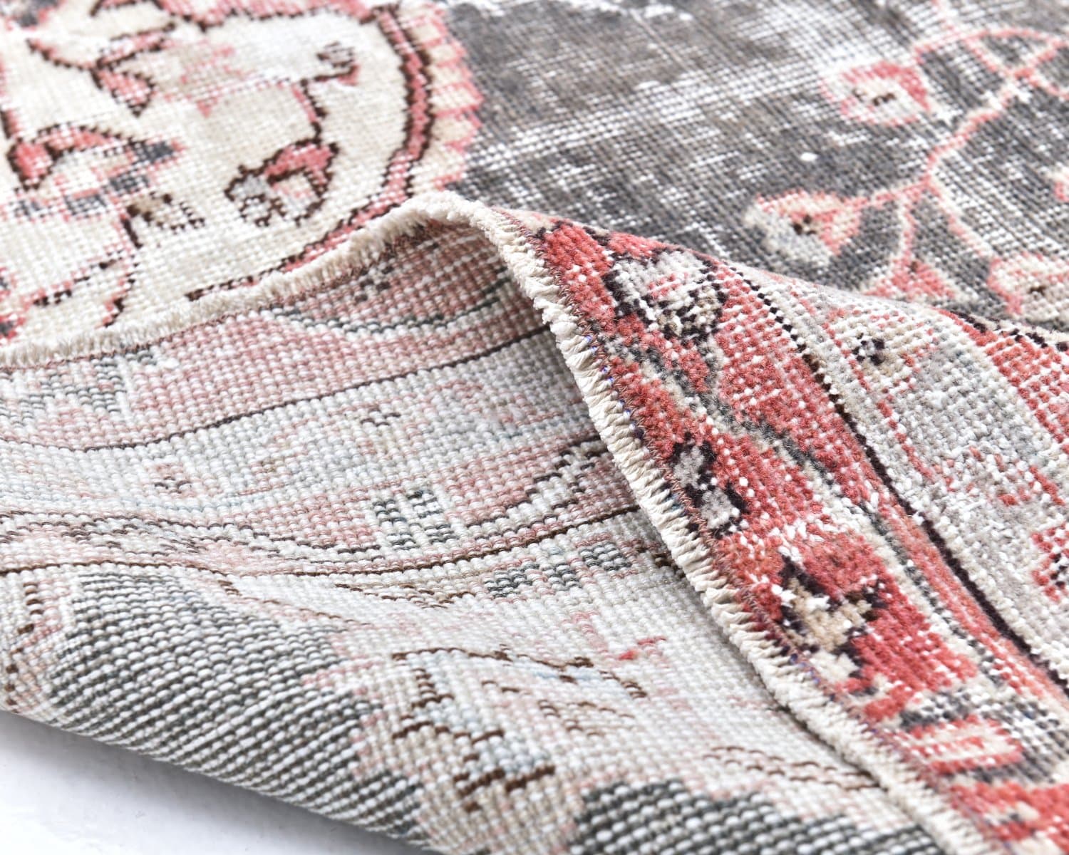 Dywan 173x279 cm, czerwony, wełna, Turcja, lata 70. - 218068