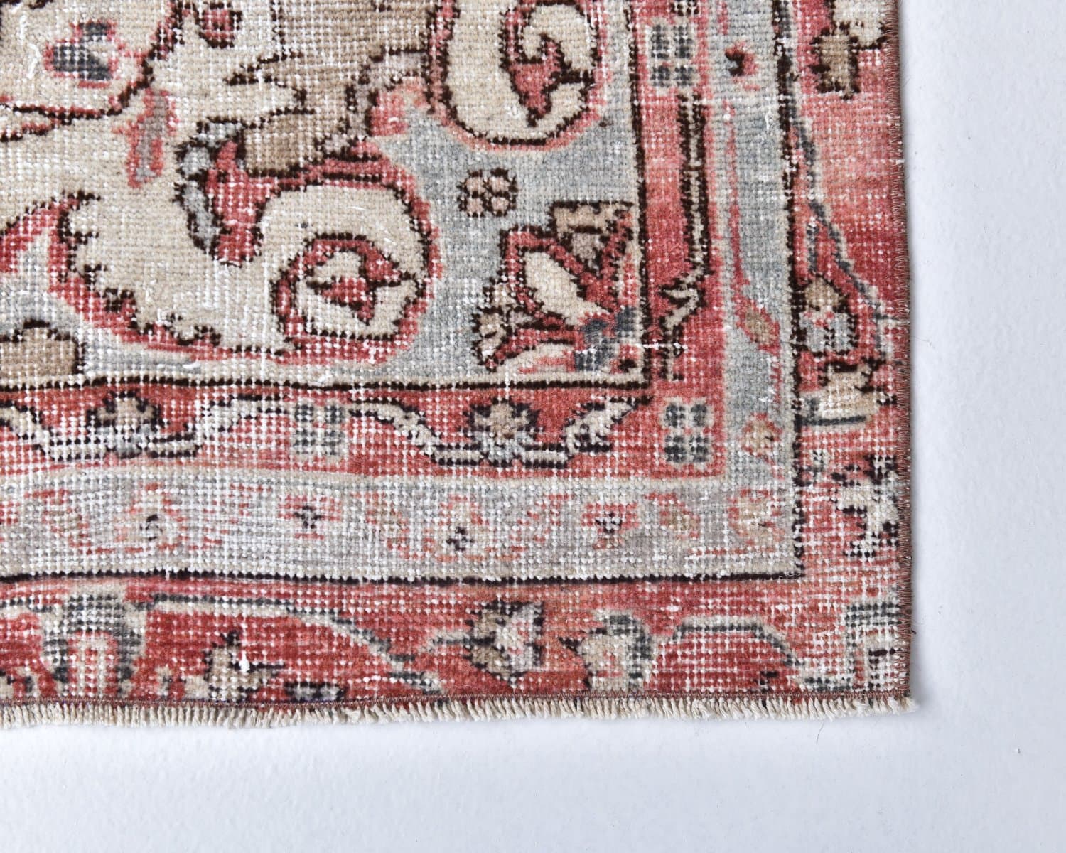 Dywan 173x279 cm, czerwony, wełna, Turcja, lata 70. - 218075