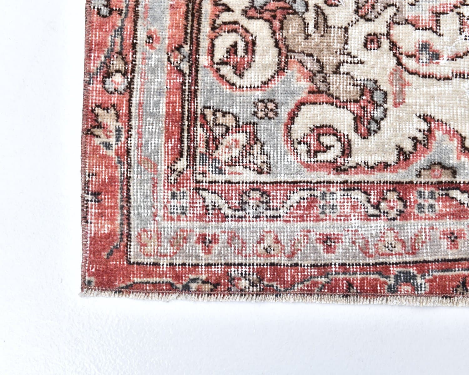 Dywan 173x279 cm, czerwony, wełna, Turcja, lata 70. - 218073