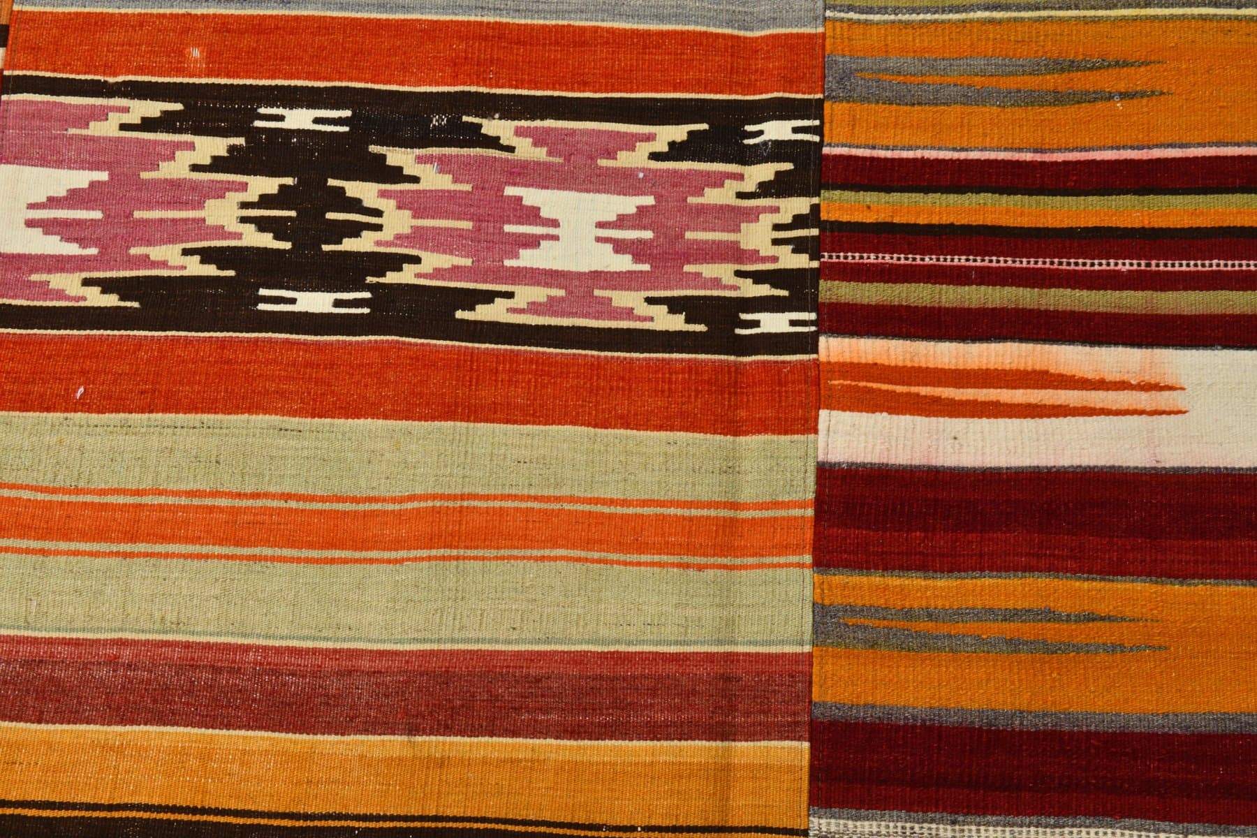 Dywan 360x260 cm, czerwony, wełna, Turcja, lata 70. - 217872