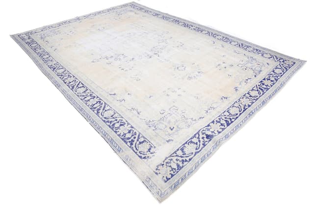 Rug 388x263 cm, beige, wool, Turkey, 1970s. - DIMENSION