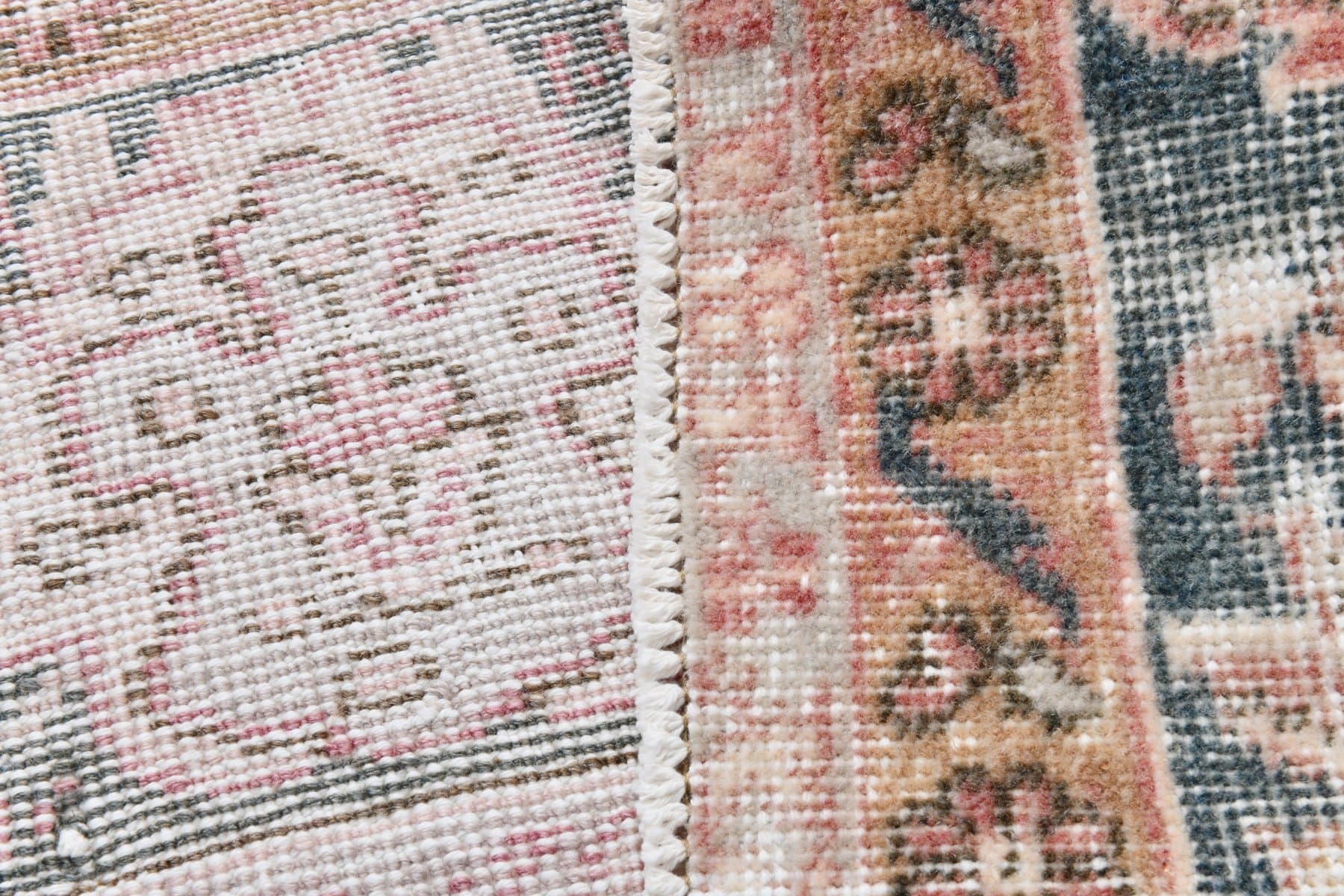 Dywan 227x366 cm, czerwony, beżowy, wełna, lata 70. - 217694