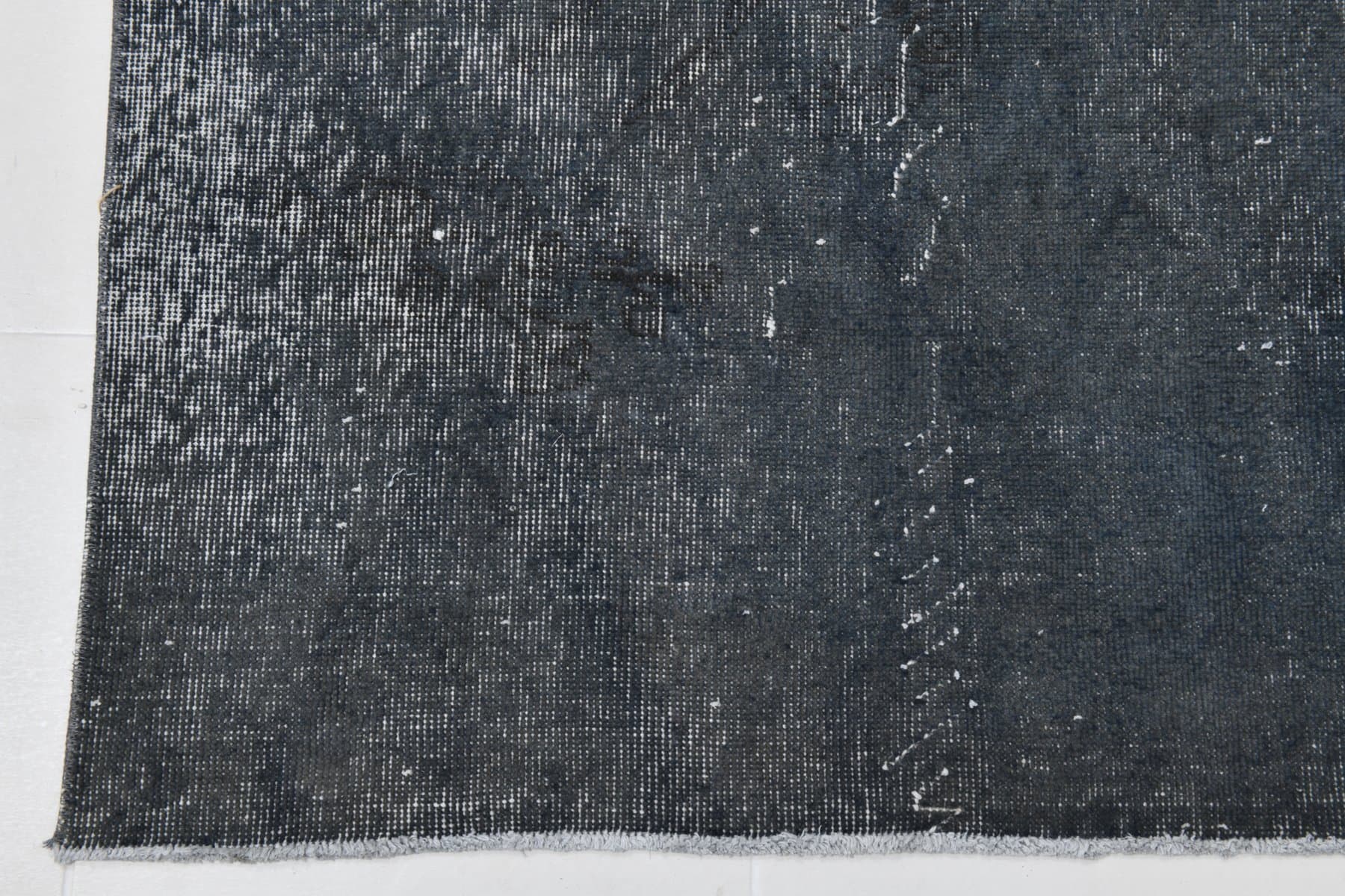 Dywan 344x233 cm, granatowy, wełna, lata 60. - 217658