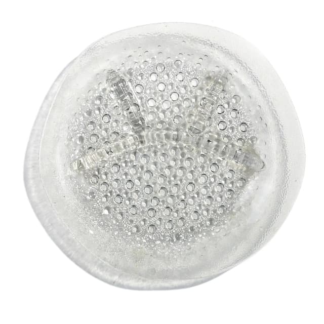 Cabaret Dish Asteroid, transparent glass, by J.S. Drost, Ząbkowice, Poland, 1960s. - DIMENSION