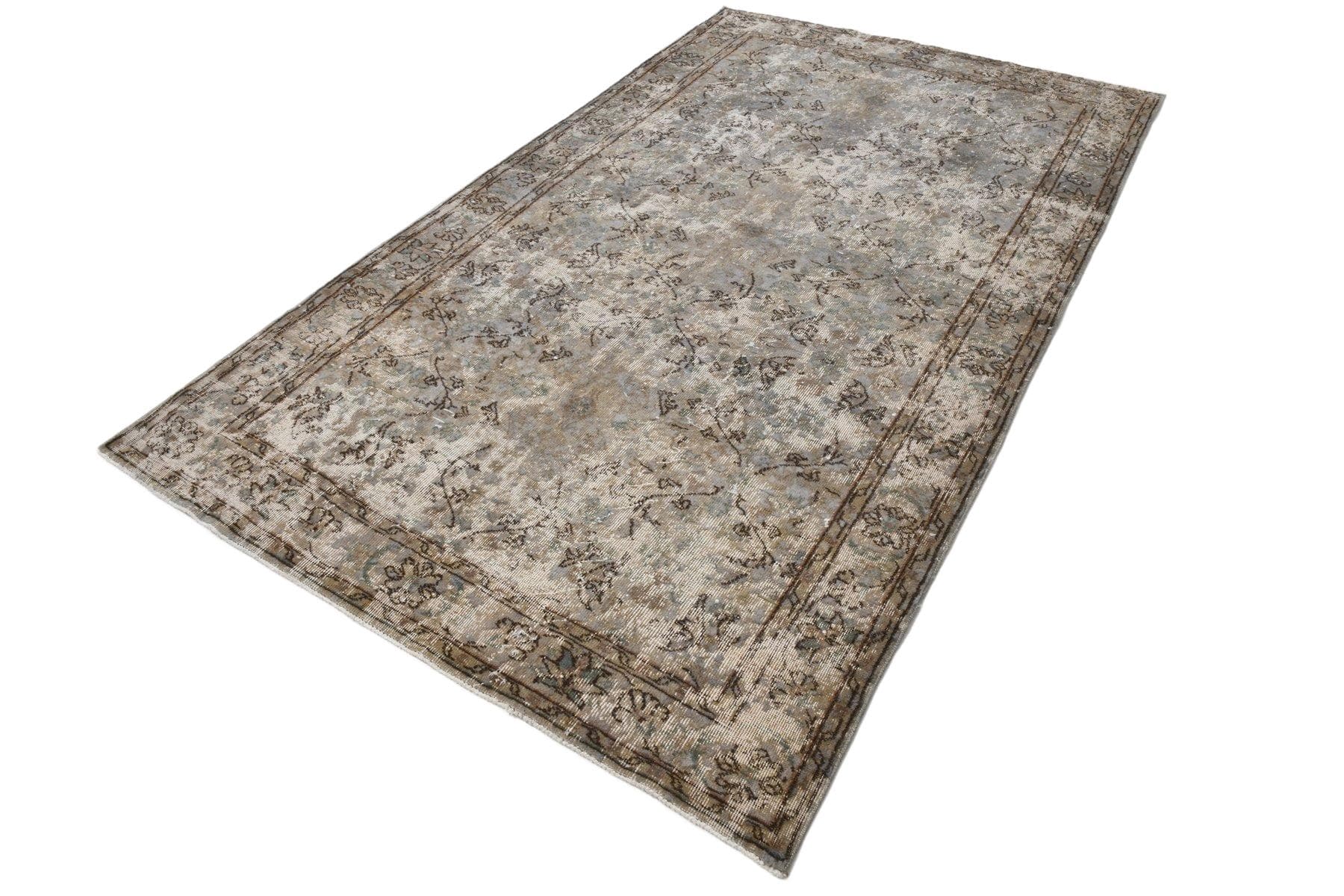 Rug 188x300 cm, grey, wool, 1970s