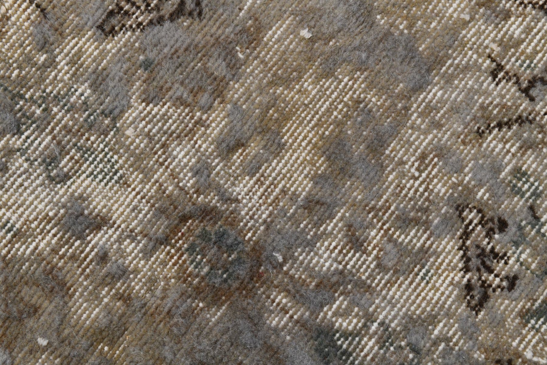 Rug 188x300 cm, grey, wool, 1970s - 217621