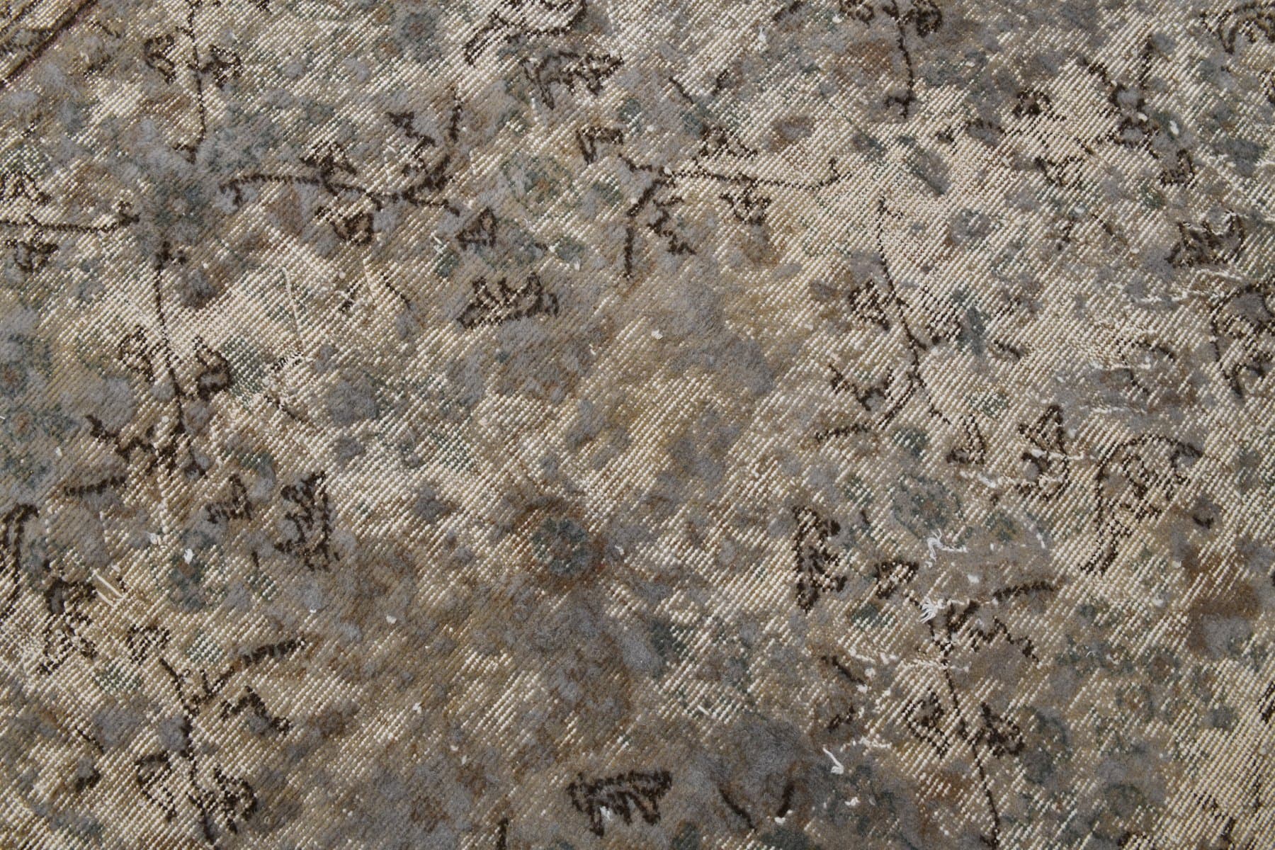 Rug 188x300 cm, grey, wool, 1970s - 217622