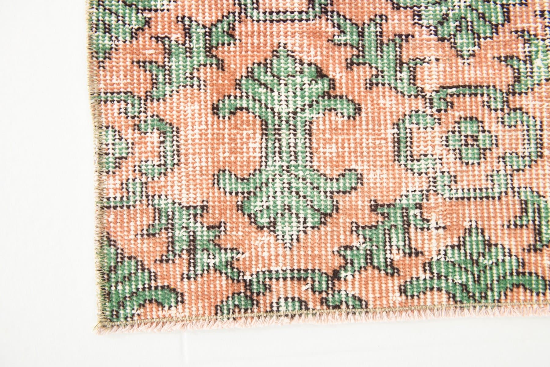 Runner 179x74 cm, beige, wool, 1970s - 217562