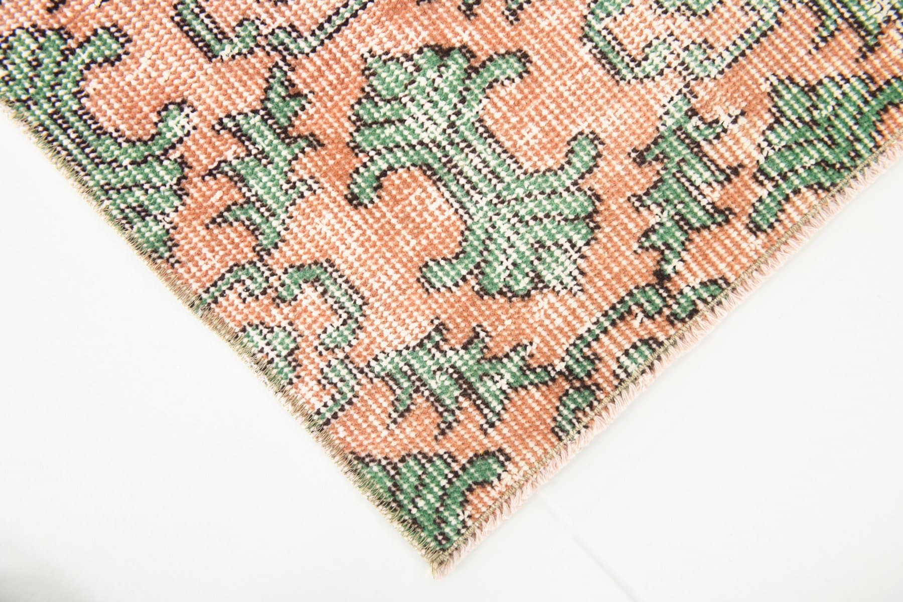 Runner 179x74 cm, beige, wool, 1970s - 217564