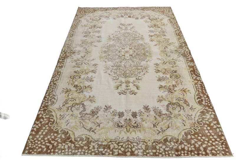 Rug 154x258 cm, beige, wool, 1970s