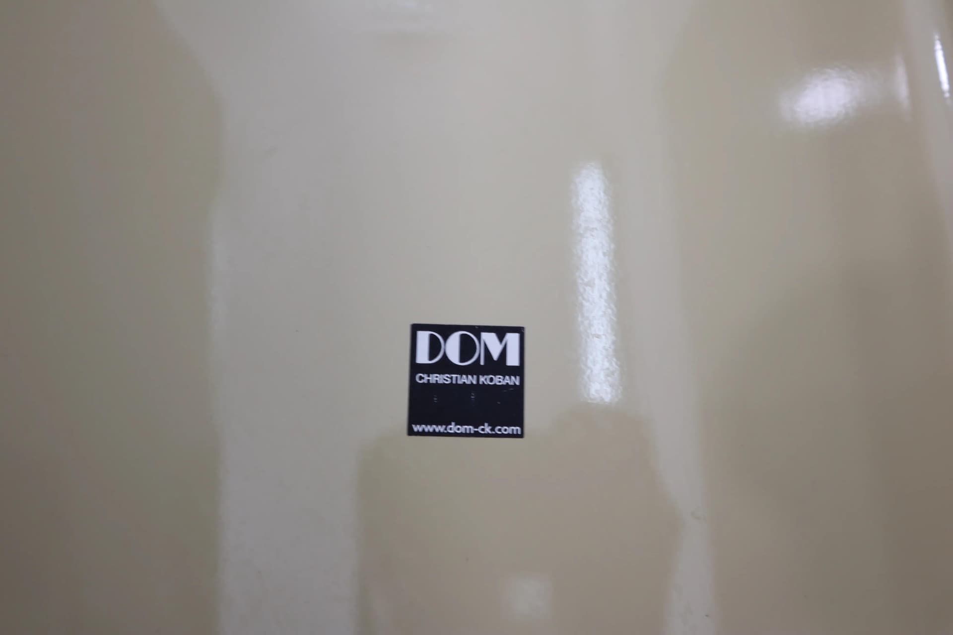 Komplet trzech stolików kawowych, brązowy, beżowy, plastik, proj. Ch. Koban, Niemcy, lata 70. - 15835