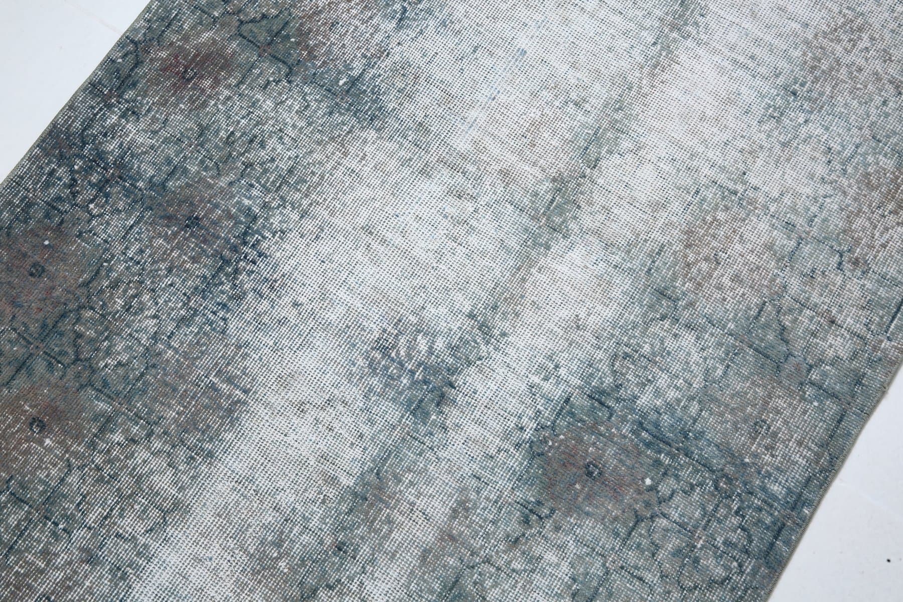 Rug 179x106 cm, grey, wool, Turkey, 1960s - 217193