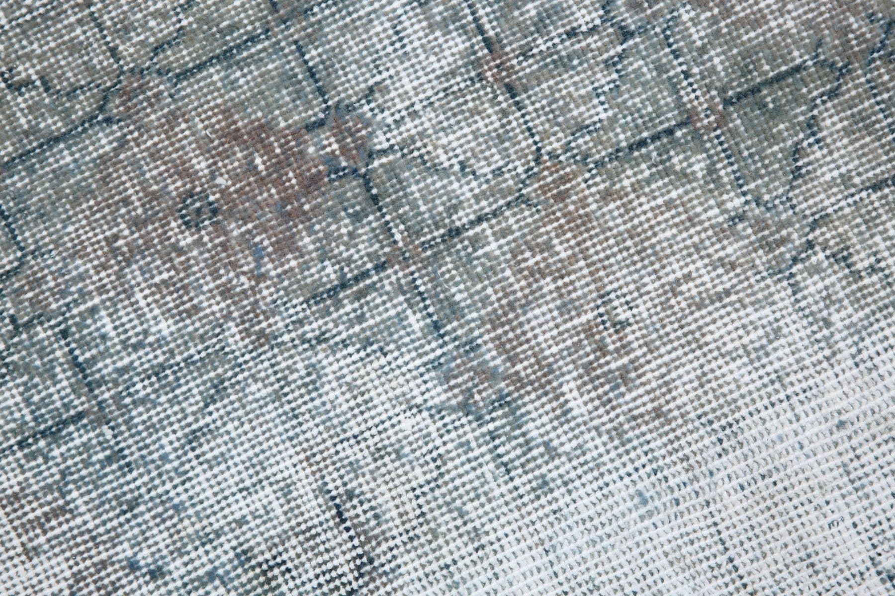 Rug 179x106 cm, grey, wool, Turkey, 1960s - 217194