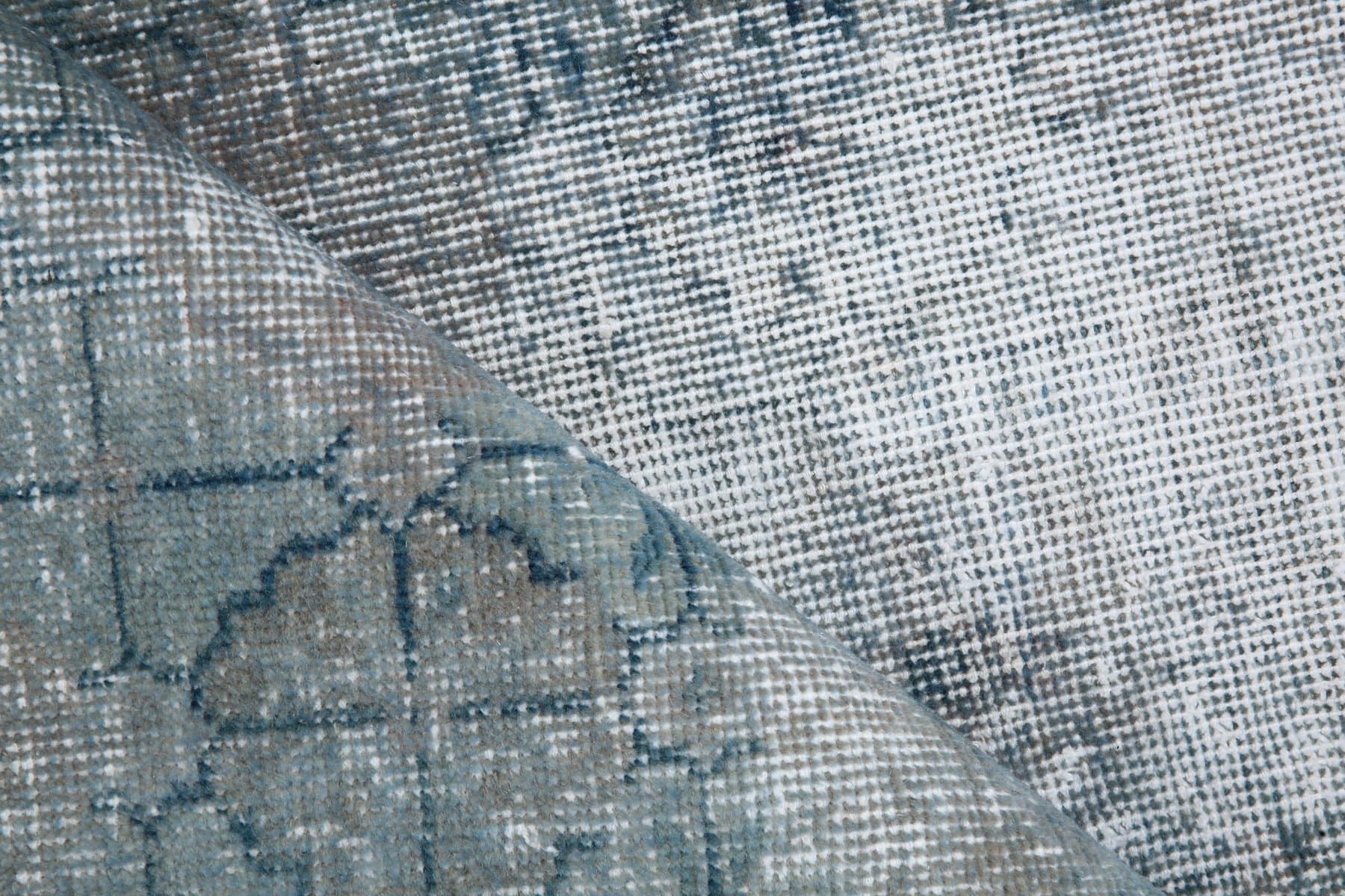 Rug 179x106 cm, grey, wool, Turkey, 1960s - 217196