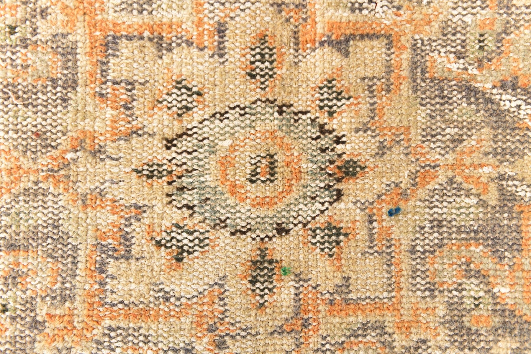 Rug 194x304 cm, orange, wool, 1970s - 217163