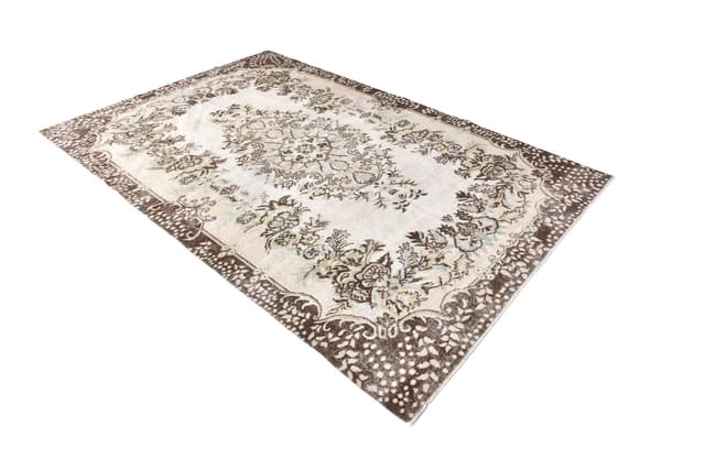 Rug 175x266 cm, ivory, wool, 1970s - DIMENSION