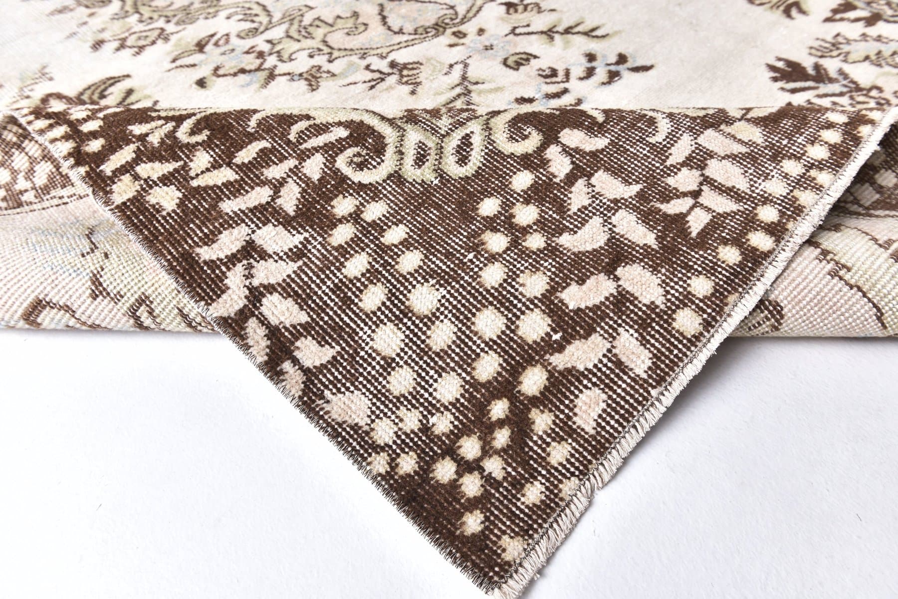 Rug 175x266 cm, ivory, wool, 1970s - 217147