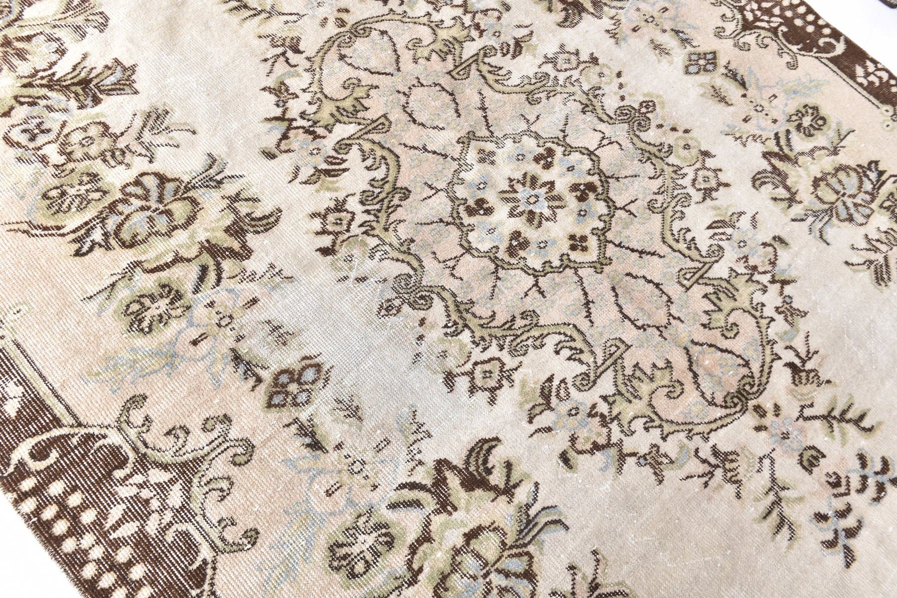 Rug 175x266 cm, ivory, wool, 1970s - 217142