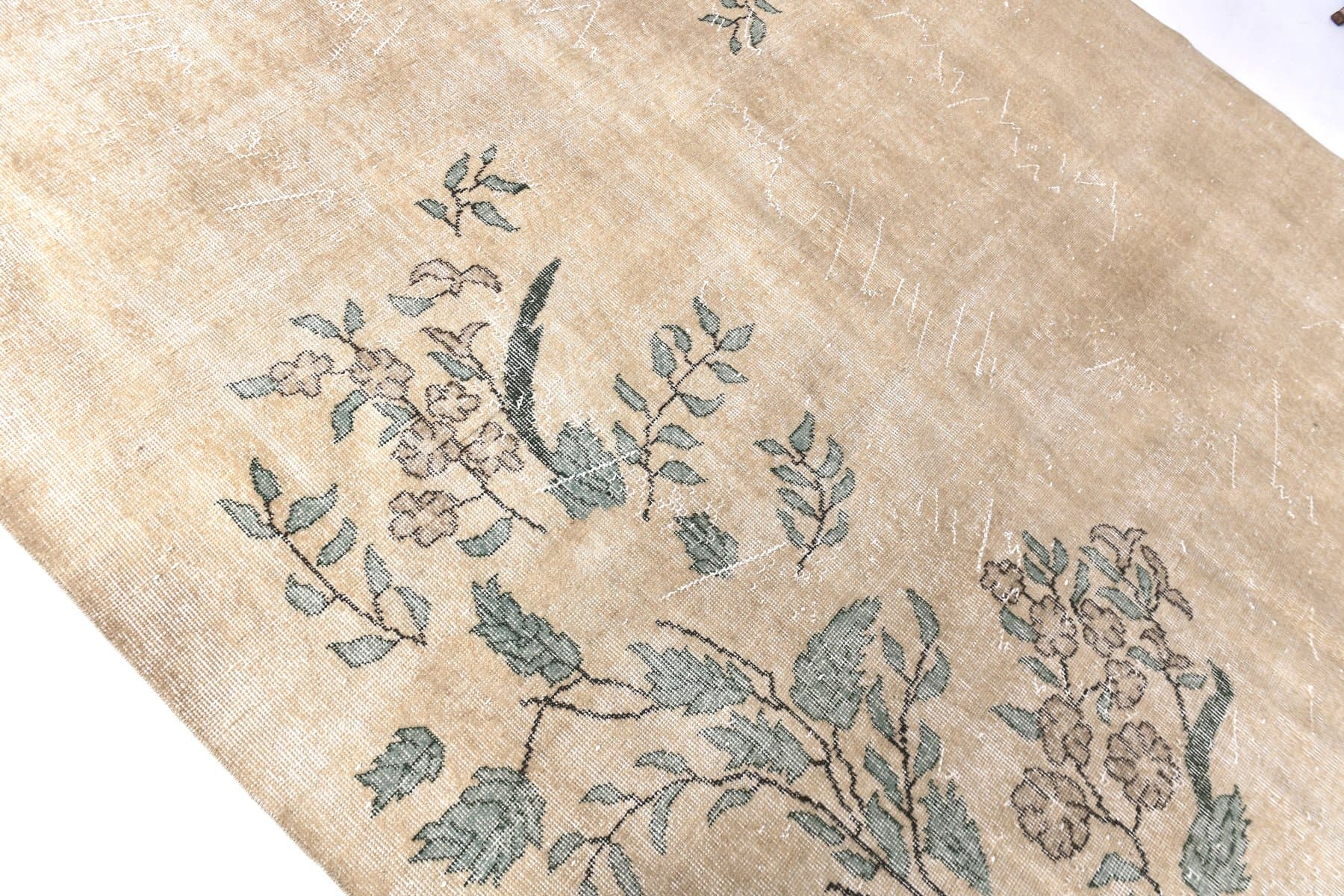 Rug 208x311 cm, beige, wool, Turkey, 1960s. - 217134