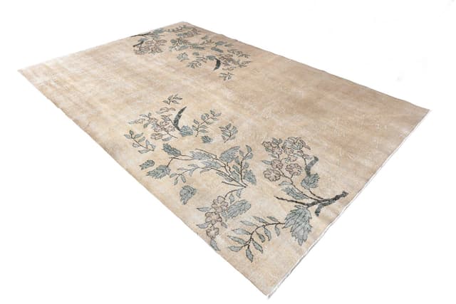 Rug 208x311 cm, beige, wool, Turkey, 1960s. - DIMENSION