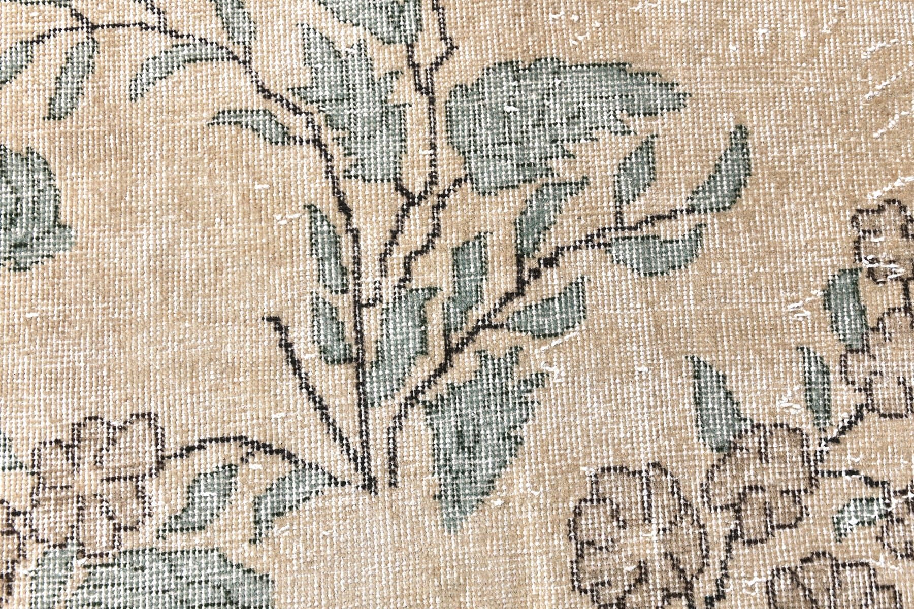 Rug 208x311 cm, beige, wool, Turkey, 1960s. - 217136