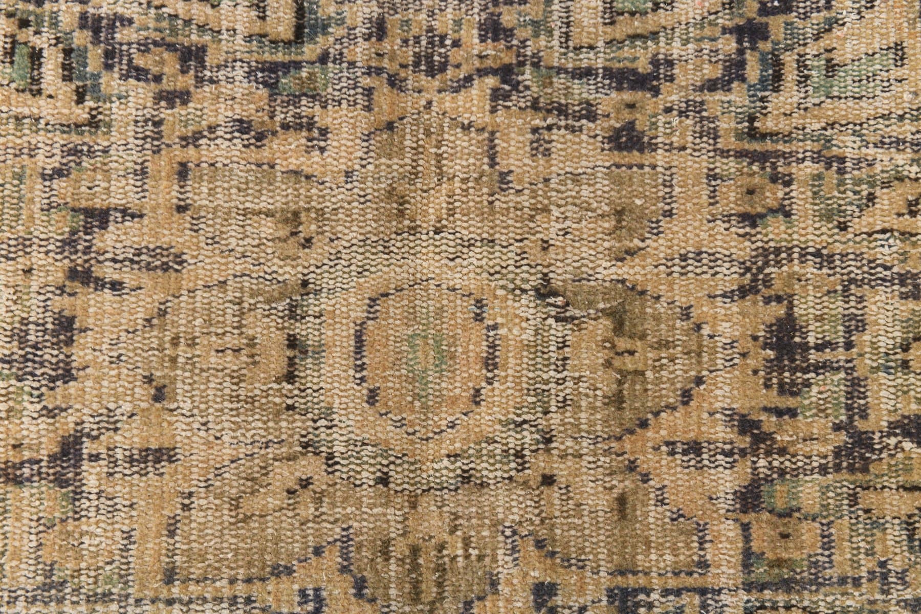 Rug 224x143 cm, beige, wool, 1970s - 217125