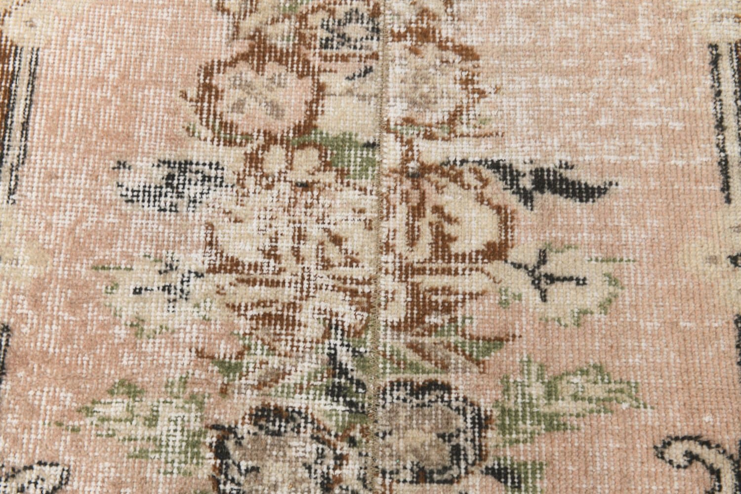 Rug 173x71 cm, beige, wool, Turkey, 1970s. - 217105