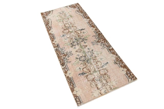 Rug 173x71 cm, beige, wool, Turkey, 1970s. - DIMENSION